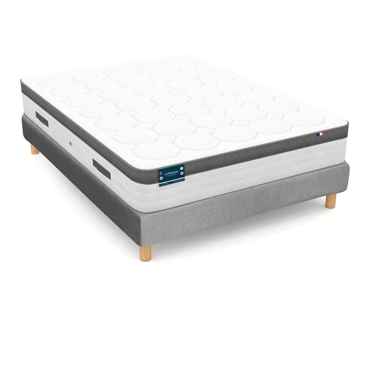 Ensemble Matelas Premium 1134 Ressorts Ferme Accueil Mémoire De Forme Et Sommier