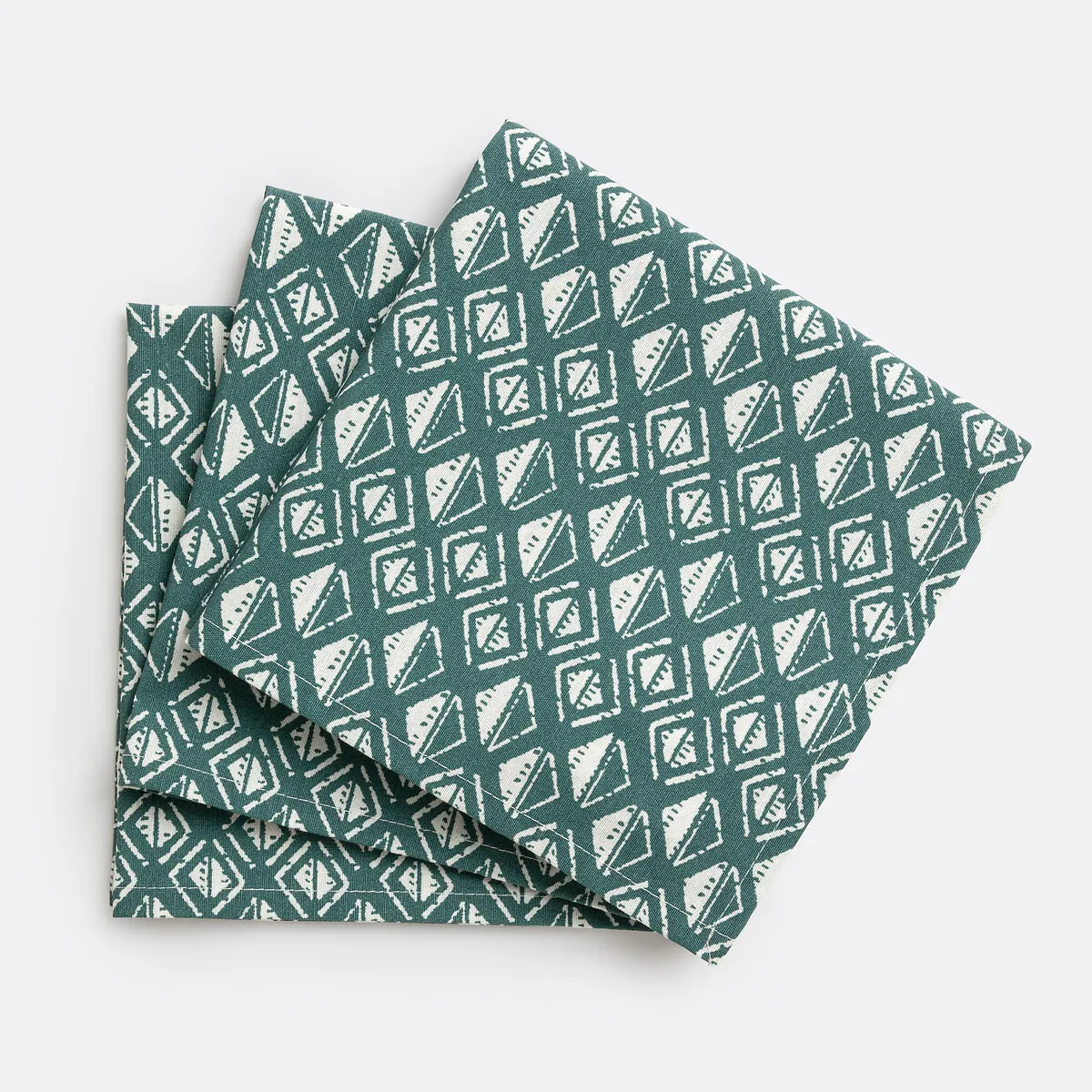 Lot De 3 Serviettes De Table Imprimées Lodge