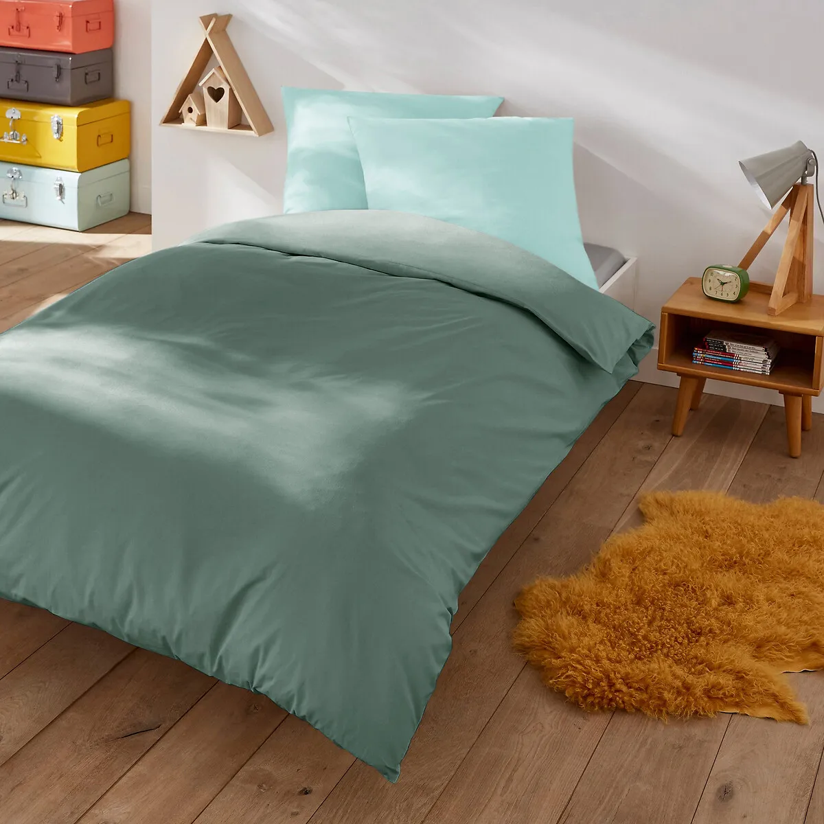Drap Housse En Coton, Lit Enfant, Scenario — vue 3