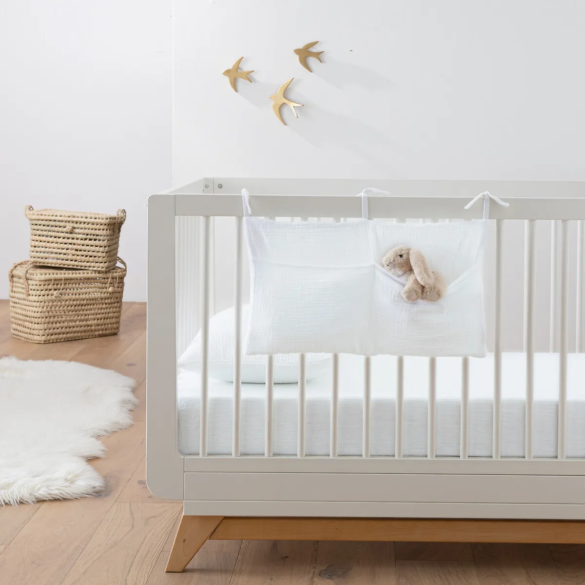 Tour De Lit Range Doudou En Gaze De Coton, Kumla