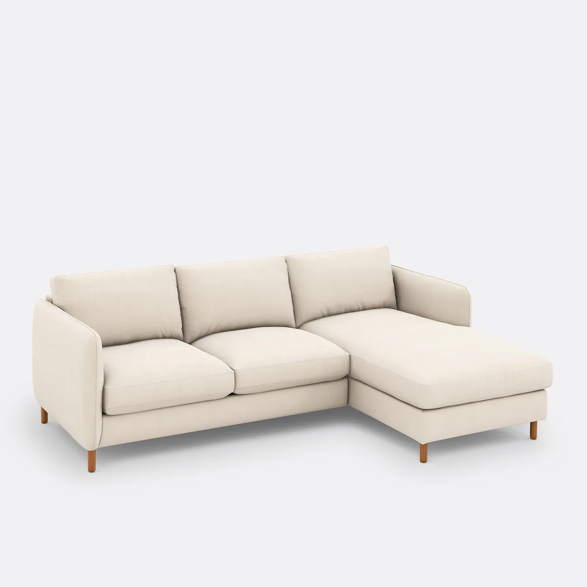 Canapé D'angle Droit, 4 Places, En Polyester, LOMÉO — vue 3