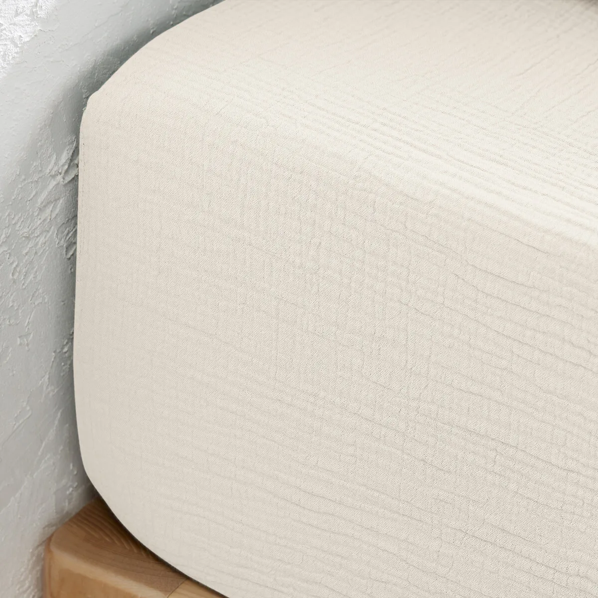 Drap-housse Uni Gaze De Coton Bonnet 30cm, Kumla — vue 3