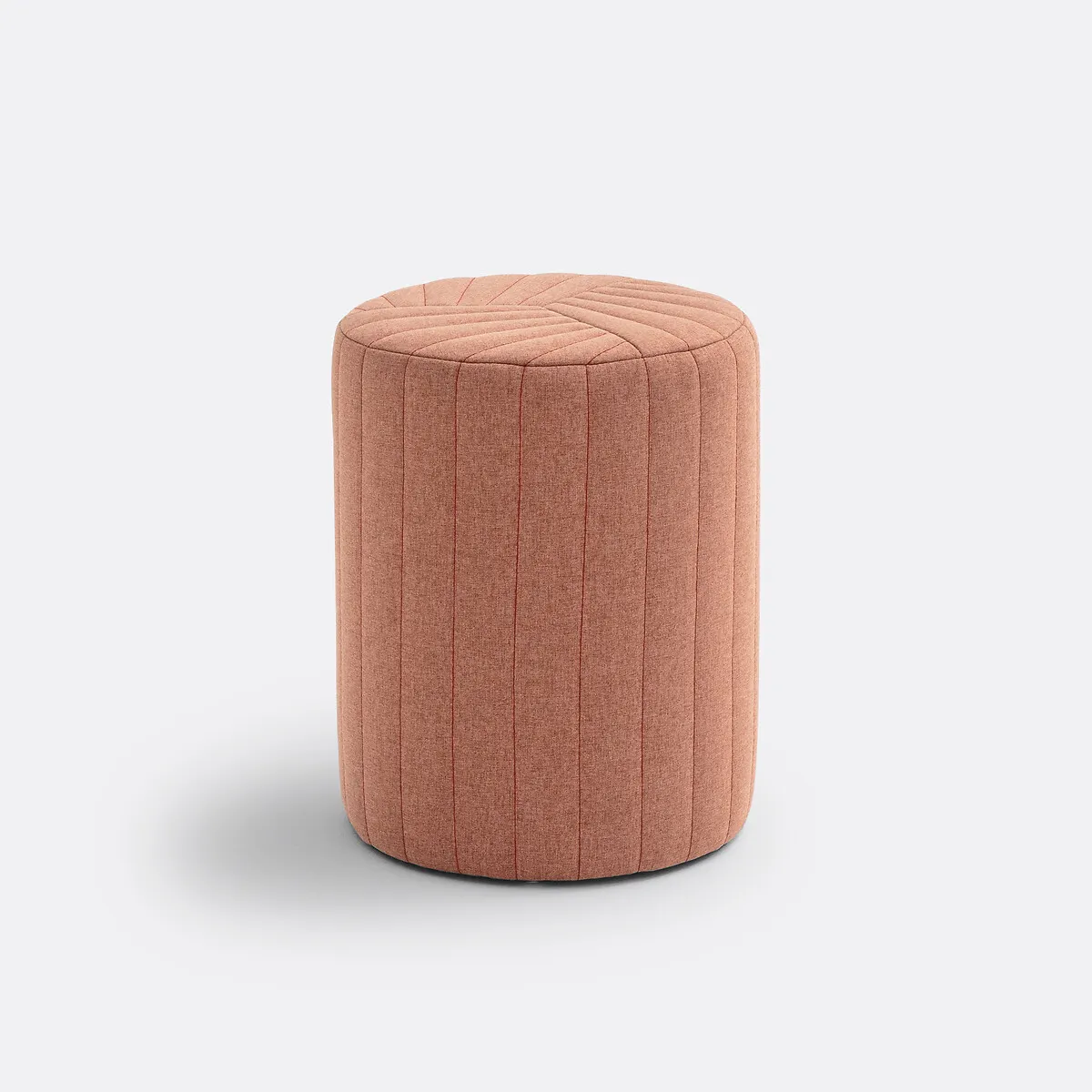 Pouf Cylindrique Surpiqué, Jimeo