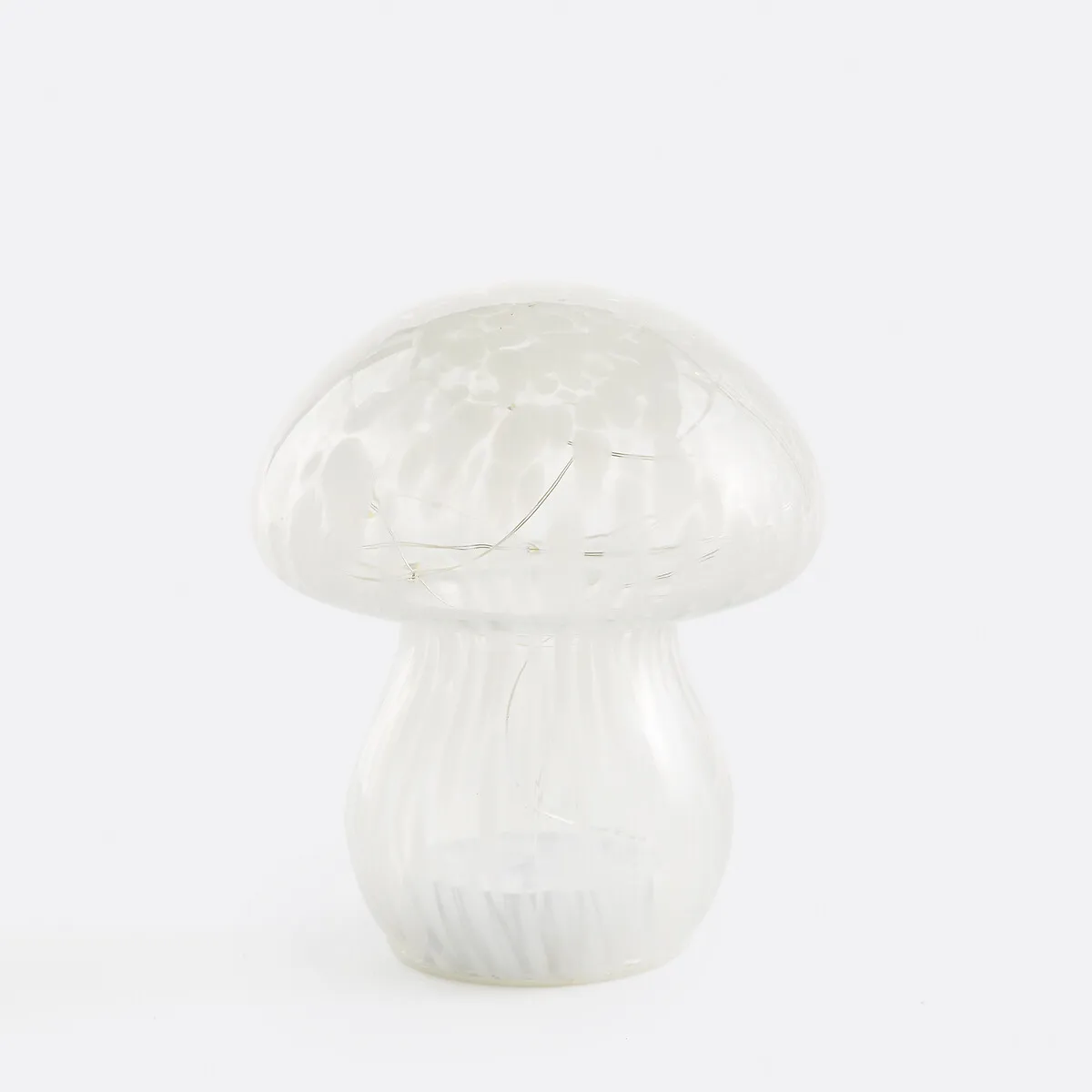 Lampe Décorative Champignon À LED En Verre, Onoki