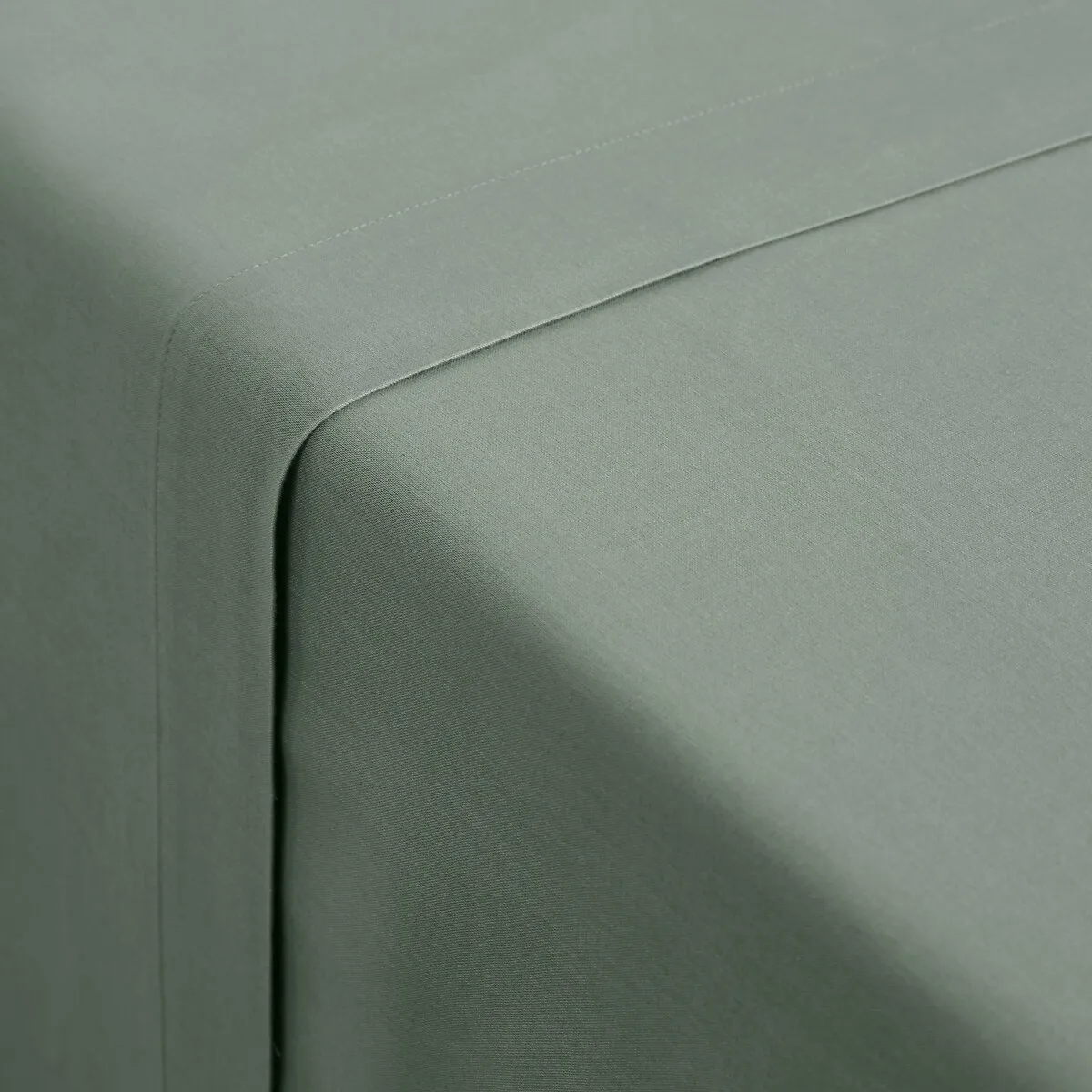 Drap Plat Uni En Coton Lavé, Scenario — vue 3