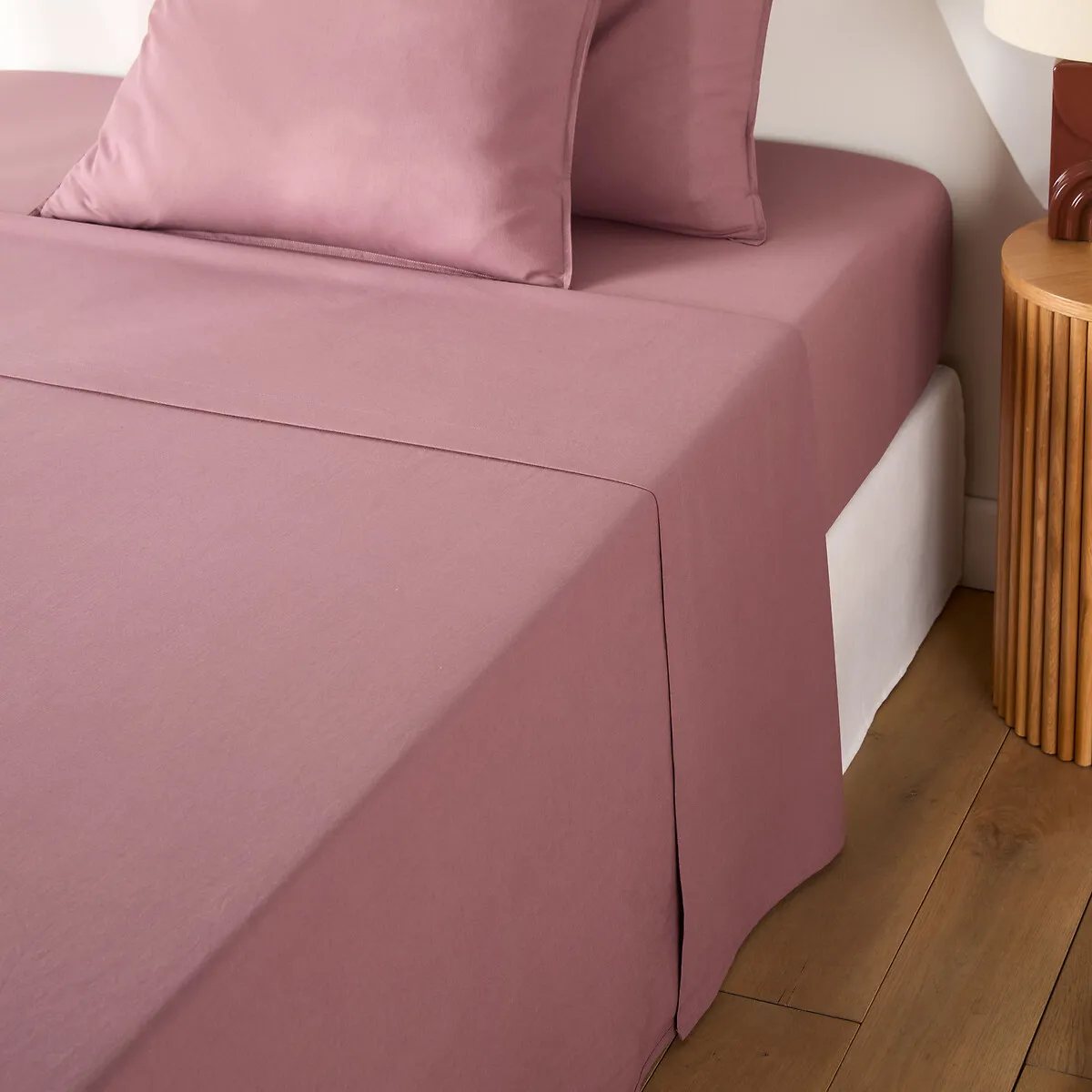 Drap Plat Uni En Coton Lavé, Scenario — vue 3