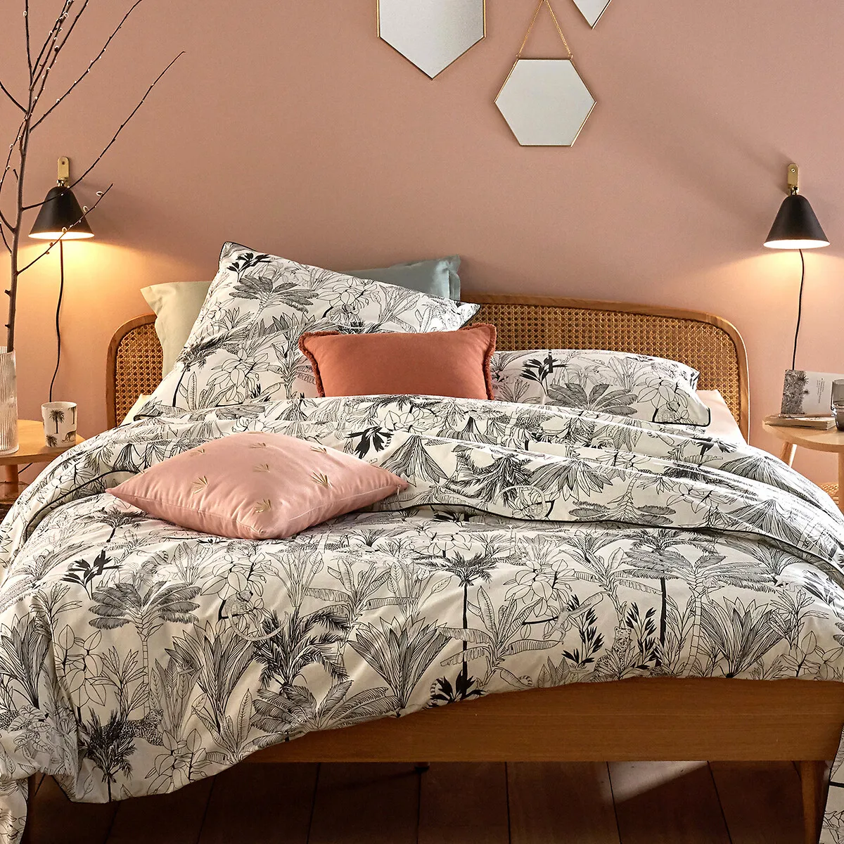 Housse De Couette Percale Coton, Palmeira