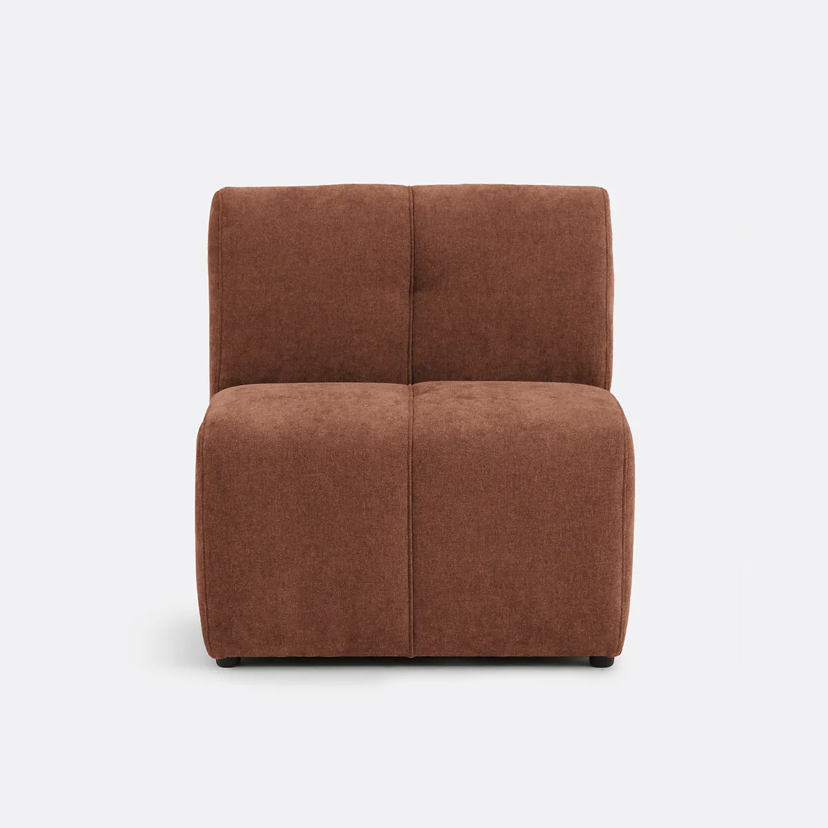 Élément Chauffeuse De Table Modulable, 1 Place, En Chenille Fine, ANETA — vue 3