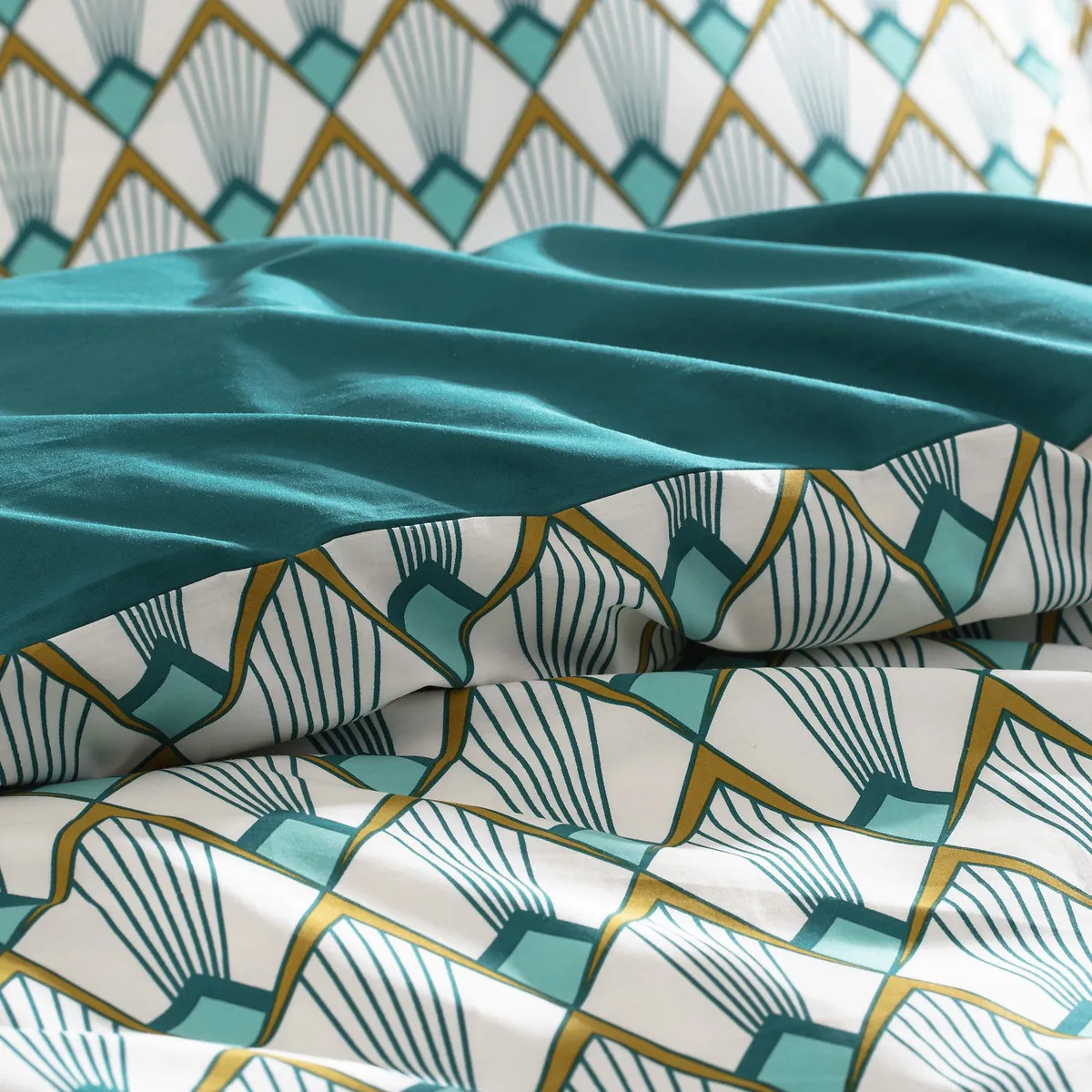 Housse De Couette Percale De Coton, Elisa — vue 3