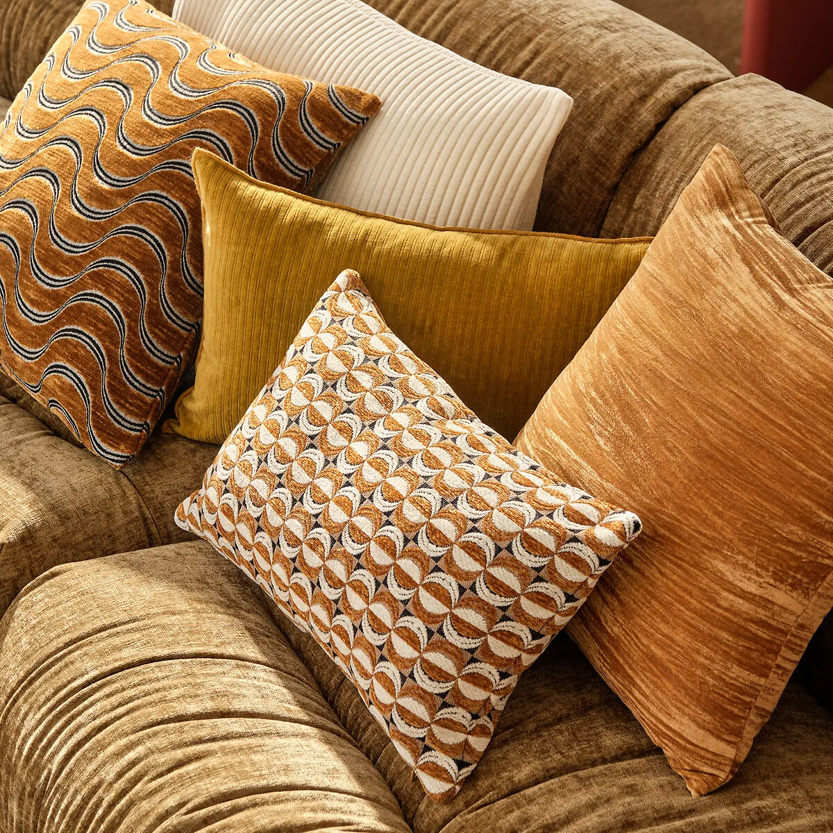 Housse De Coussin Panne De Velours, Susana — vue 3