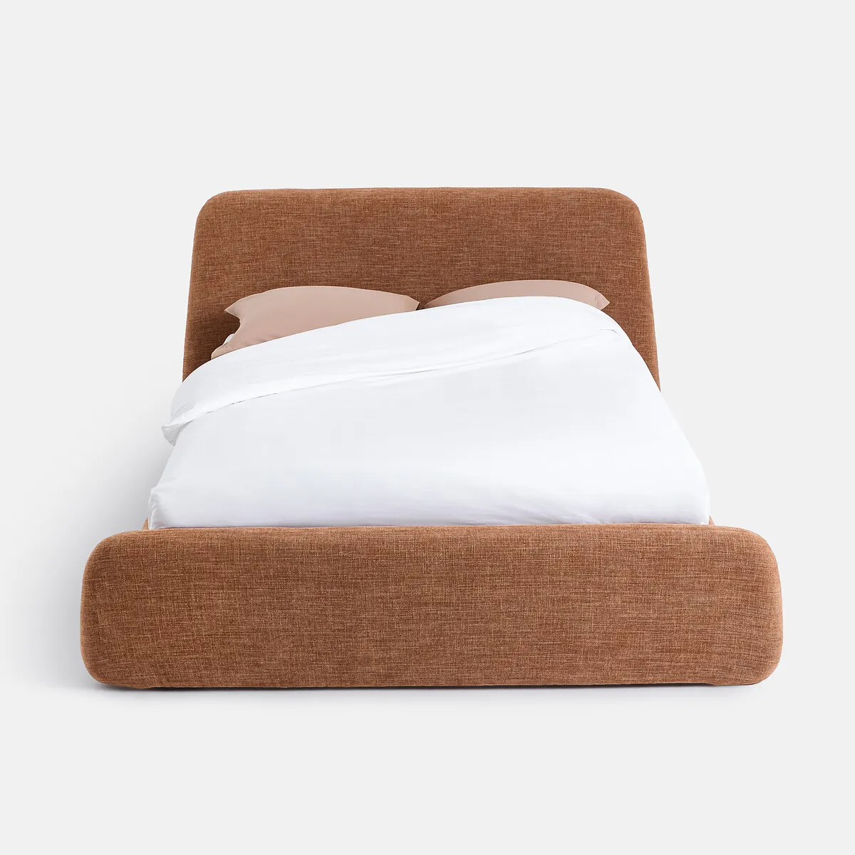 Lit Coffre Avec Sommier Relevable, Tissu Chenillé, STEEN — vue 3