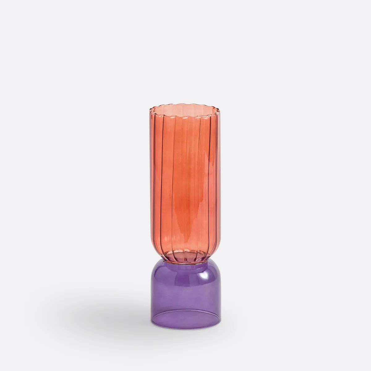 Vase En Verre Coloré H28 Cm, Tuvia