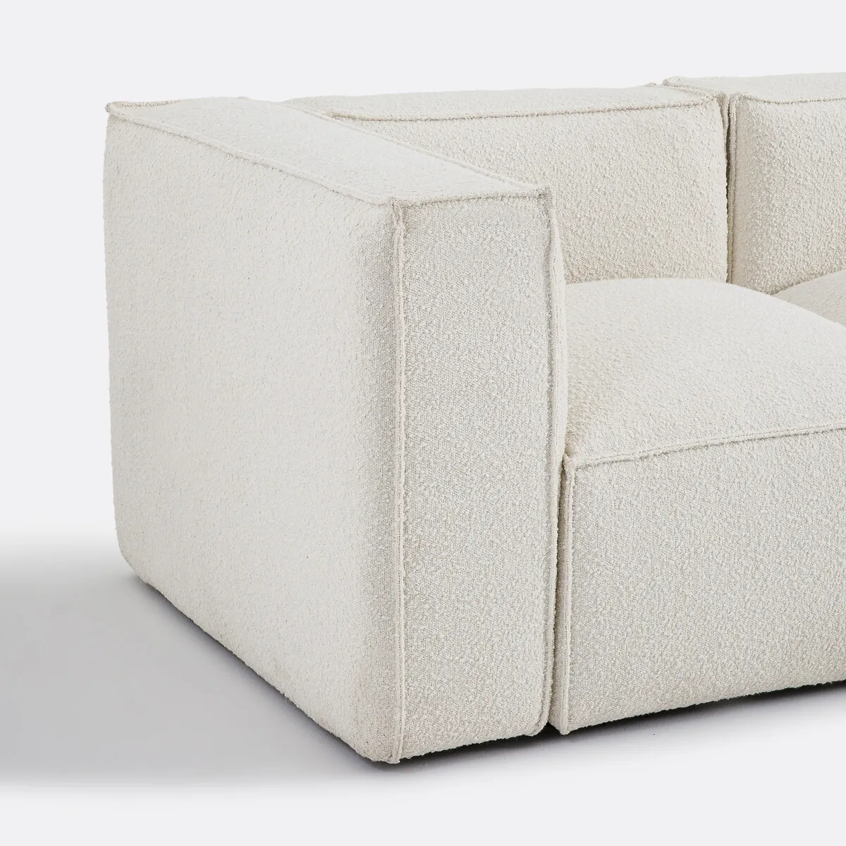 Canapé Modulable, 3 Places, En Bouclette, SEVEN — vue 3