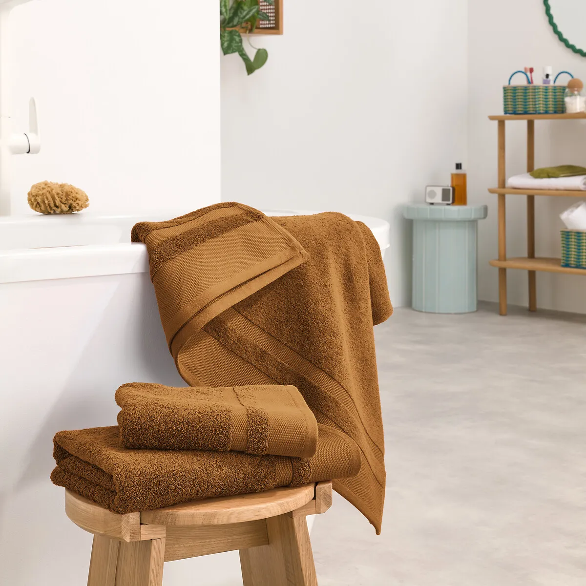Drap De Bain Personnalisé Coton Égyptien Kheops — vue 3