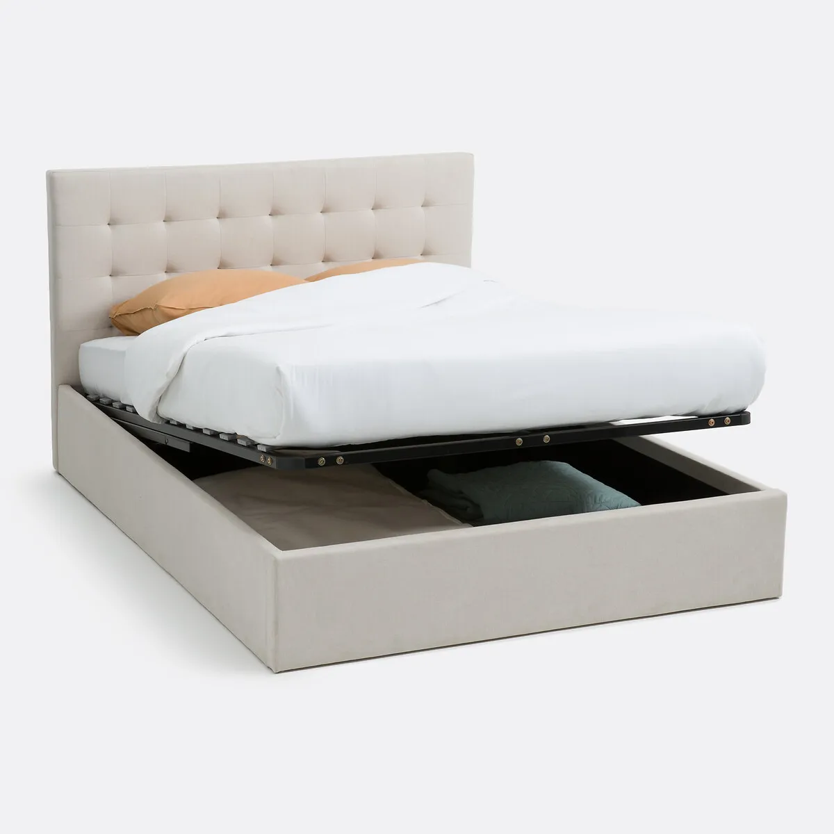 Lit Coffre Avec Sommier Relevable, Gennie