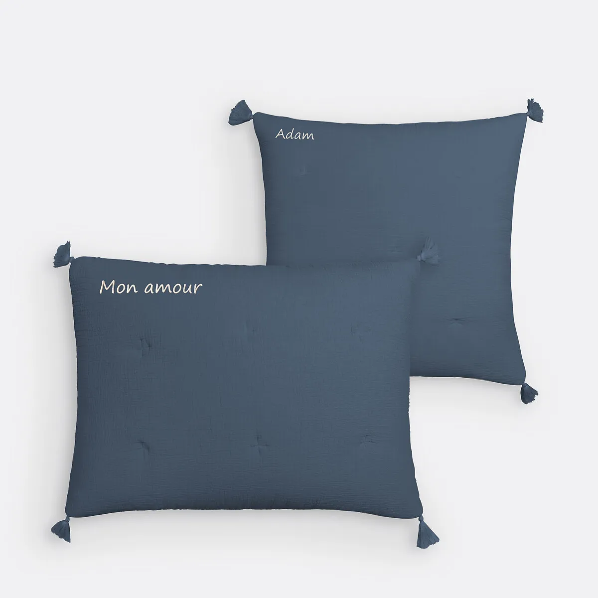 Housse Coussin Gaze De Coton Personnalisée Kumla