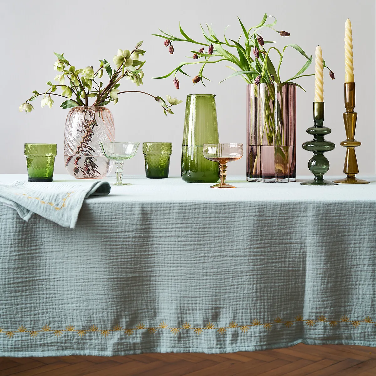 Nappe En Gaze De Coton Brodé, Kumla — vue 3