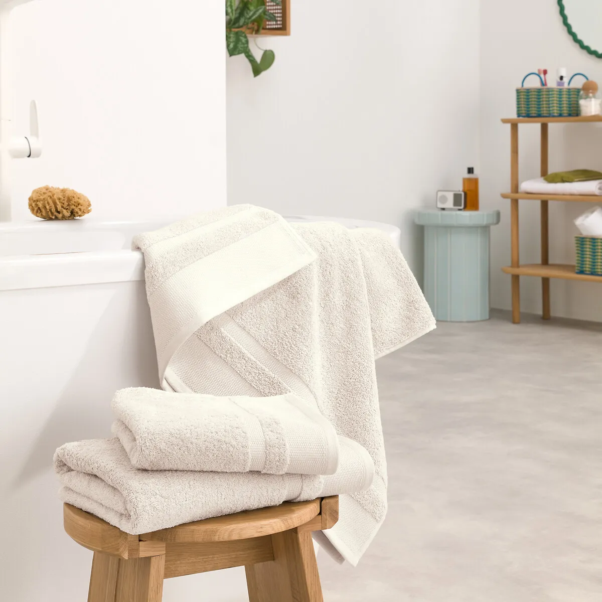 Drap De Bain Personnalisé Coton Égyptien Kheops — vue 3