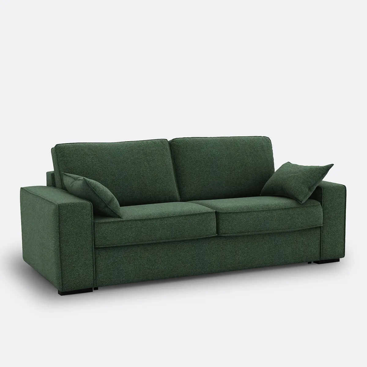 Canapé-lit Polyester, Mousse Premium HR, Cecilia — vue 3