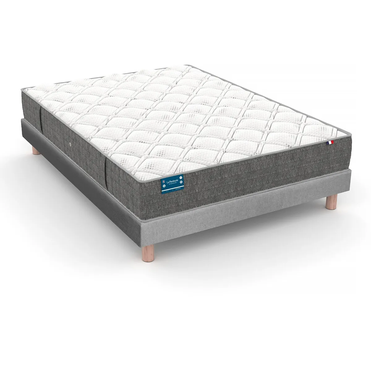 Ensemble Matelas Latex, 5 Zones, Soutien Très Ferme, Accueil Tonique Et Sommier — vue 3