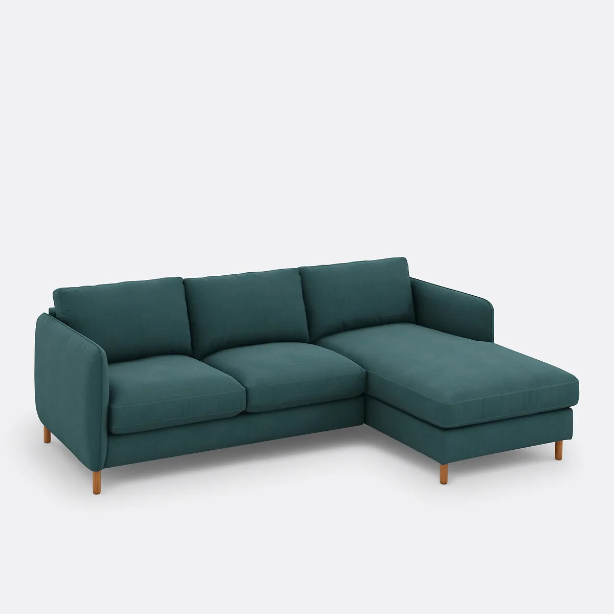 Canapé D'angle Convertible, 4 Places, En Coton Et Polyester, LOMÉO — vue 3