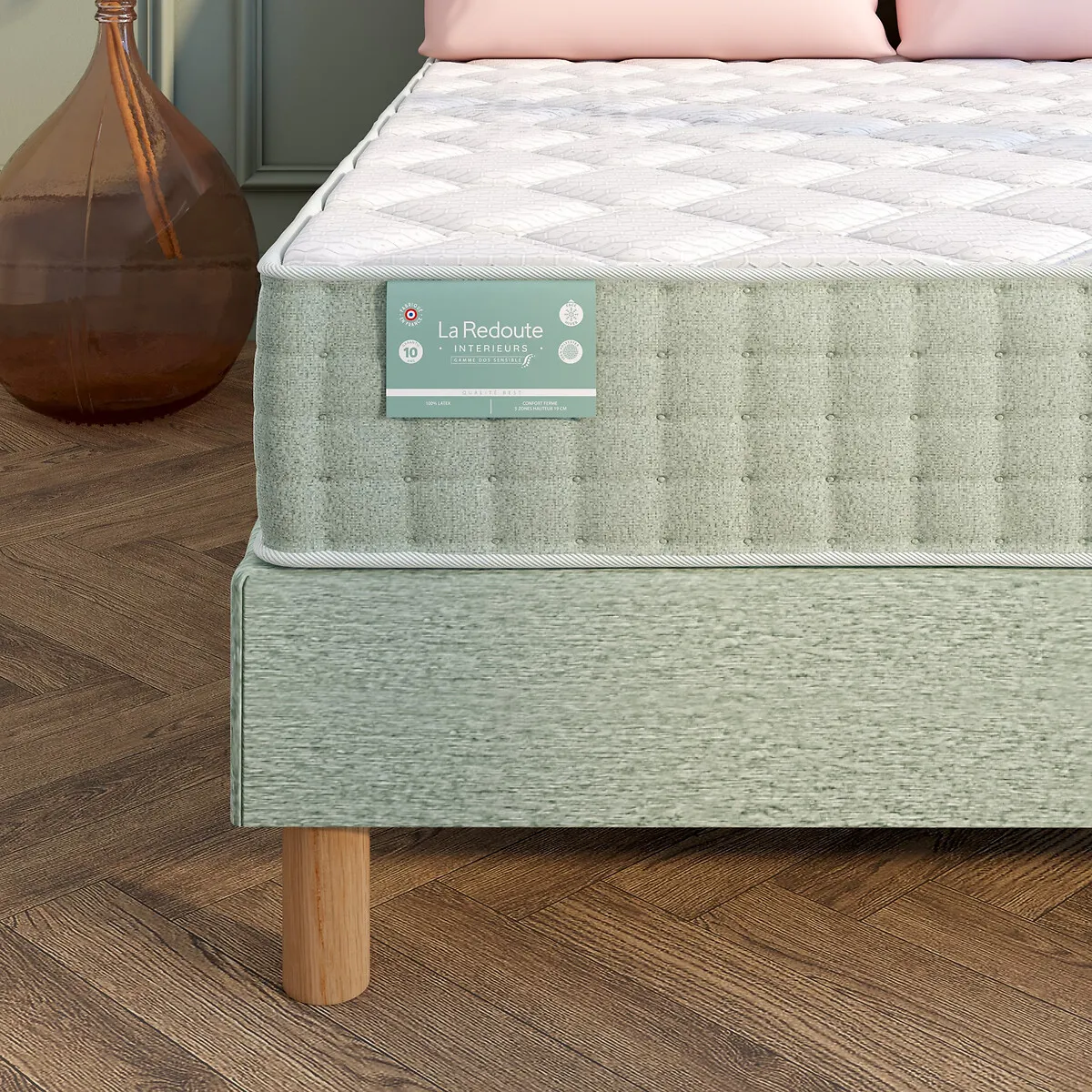 Matelas Dos Sensible Latex, 5 Zones, Soutien Ferme, Accueil Tonique — vue 3