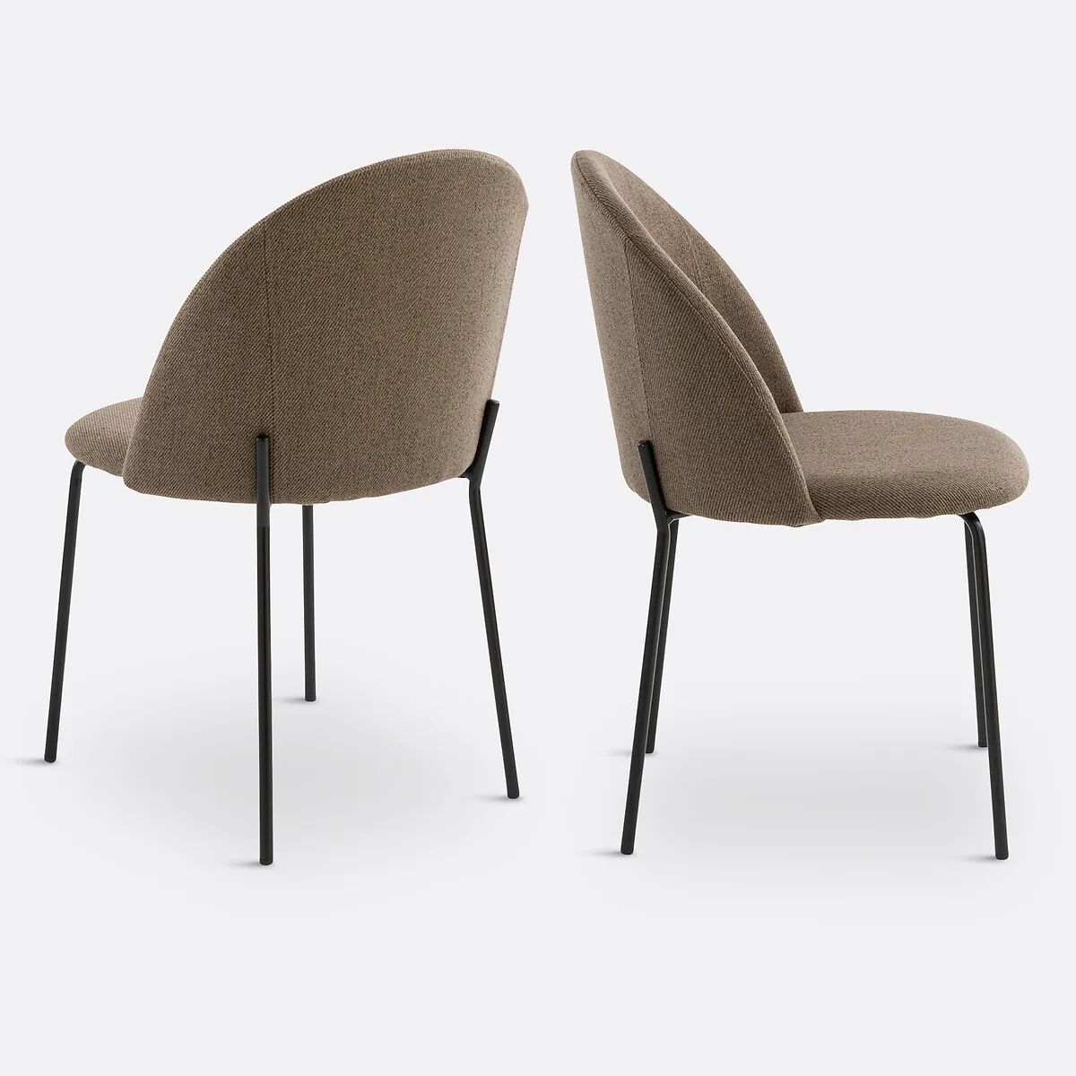 Lot De 2 Chaises Tissu Chiné, Nordie — vue 3