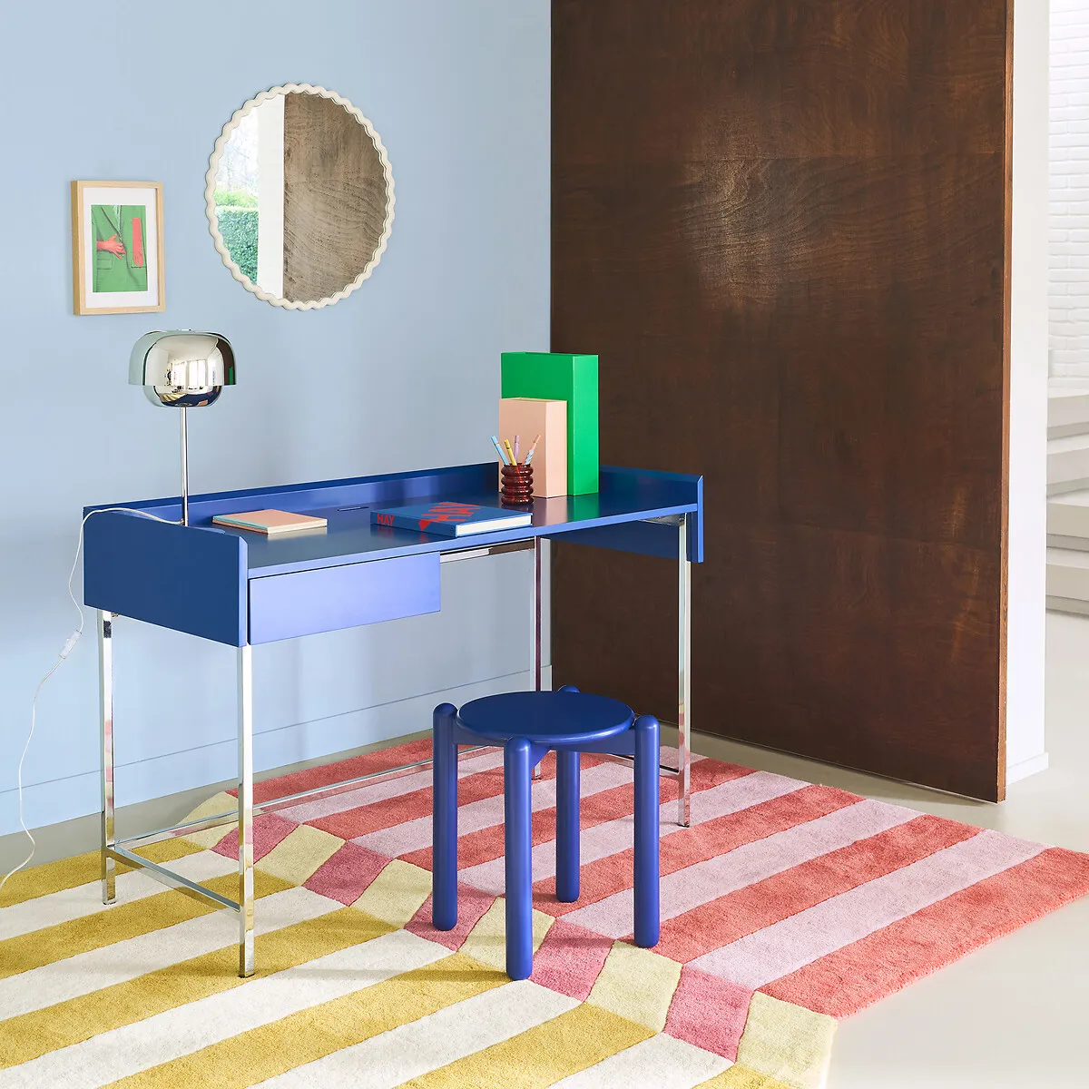 Tabouret Hêtre Massif Coloré, COLOQUO — vue 3