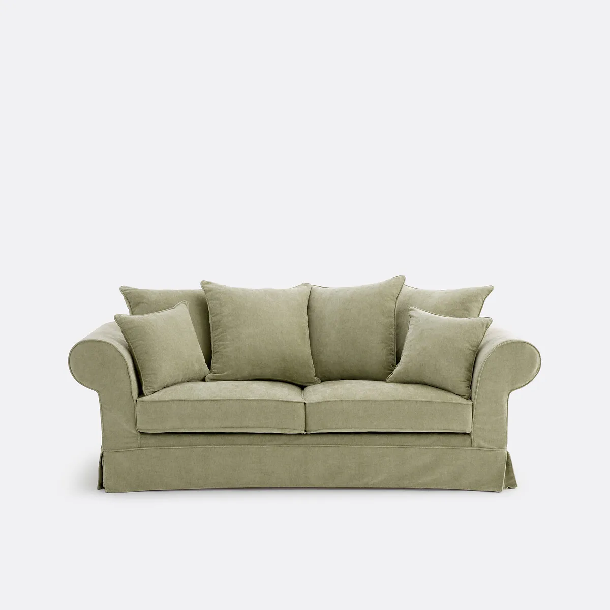 Canapé 2, 3, Ou 4 Places, Déhoussable, En Polyester Chiné, ADELIA