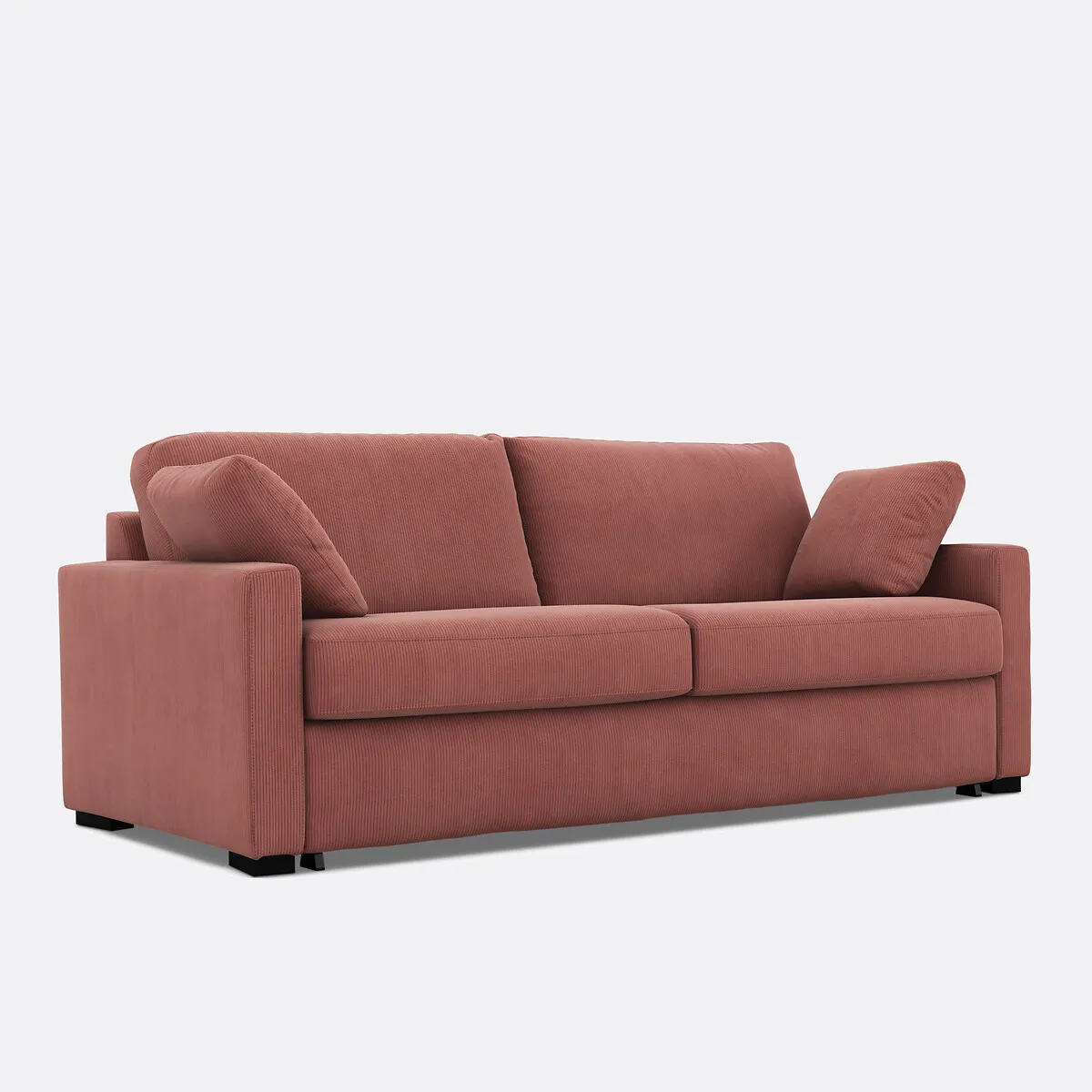 Canapé Convertible, Comfort Bultex®, En Velours Côtelé Fines Côtes, TIMOR — vue 3