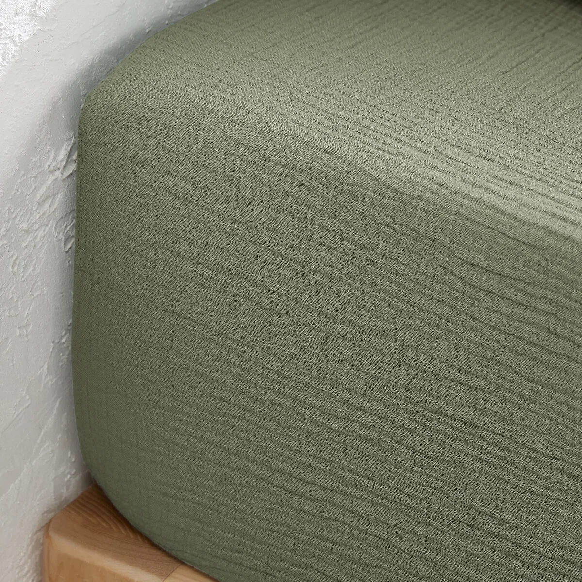 Drap-housse Uni Gaze De Coton Bonnet 30cm, Kumla — vue 3