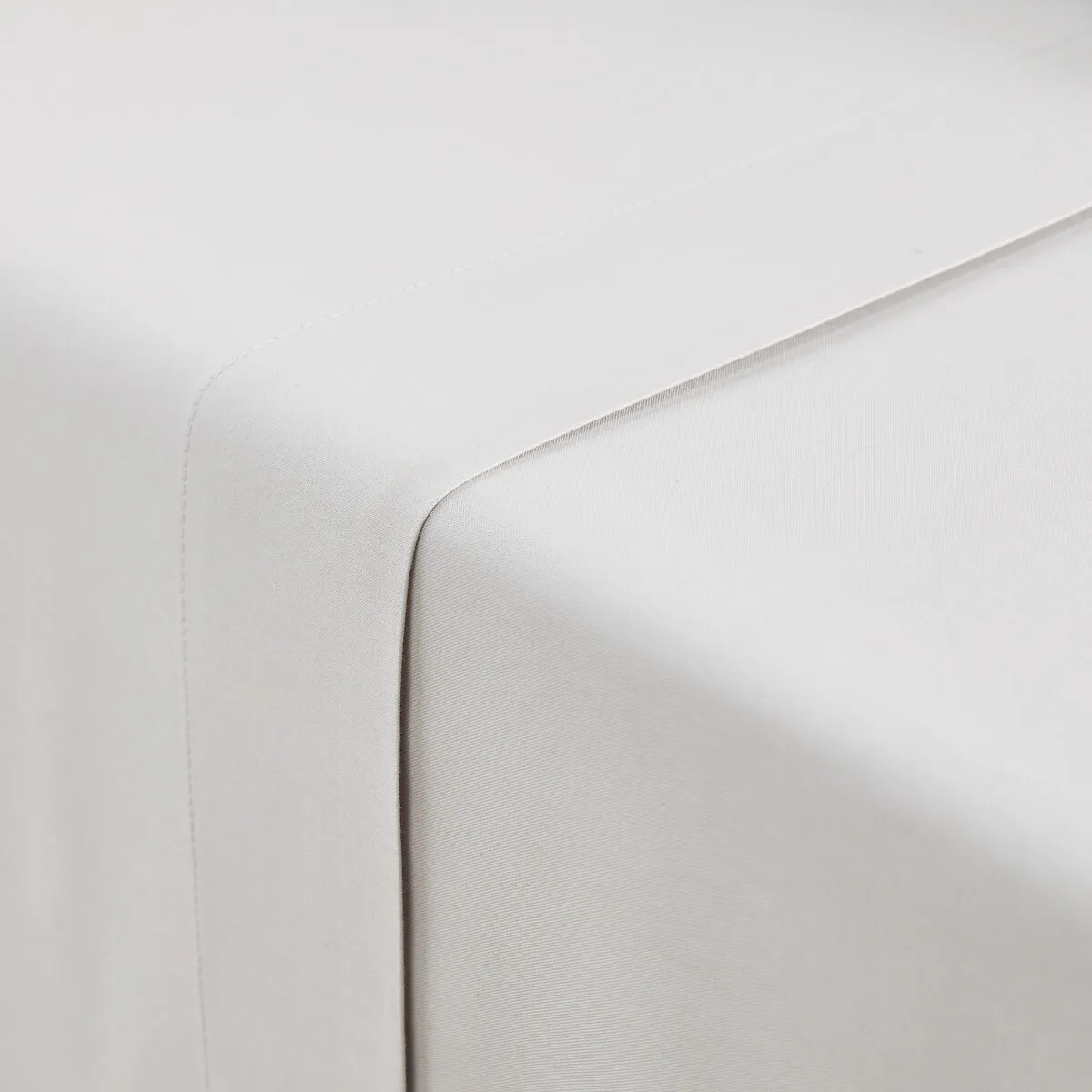 Drap Plat Uni En Percale De Coton, 80 Fils, Scenario — vue 3
