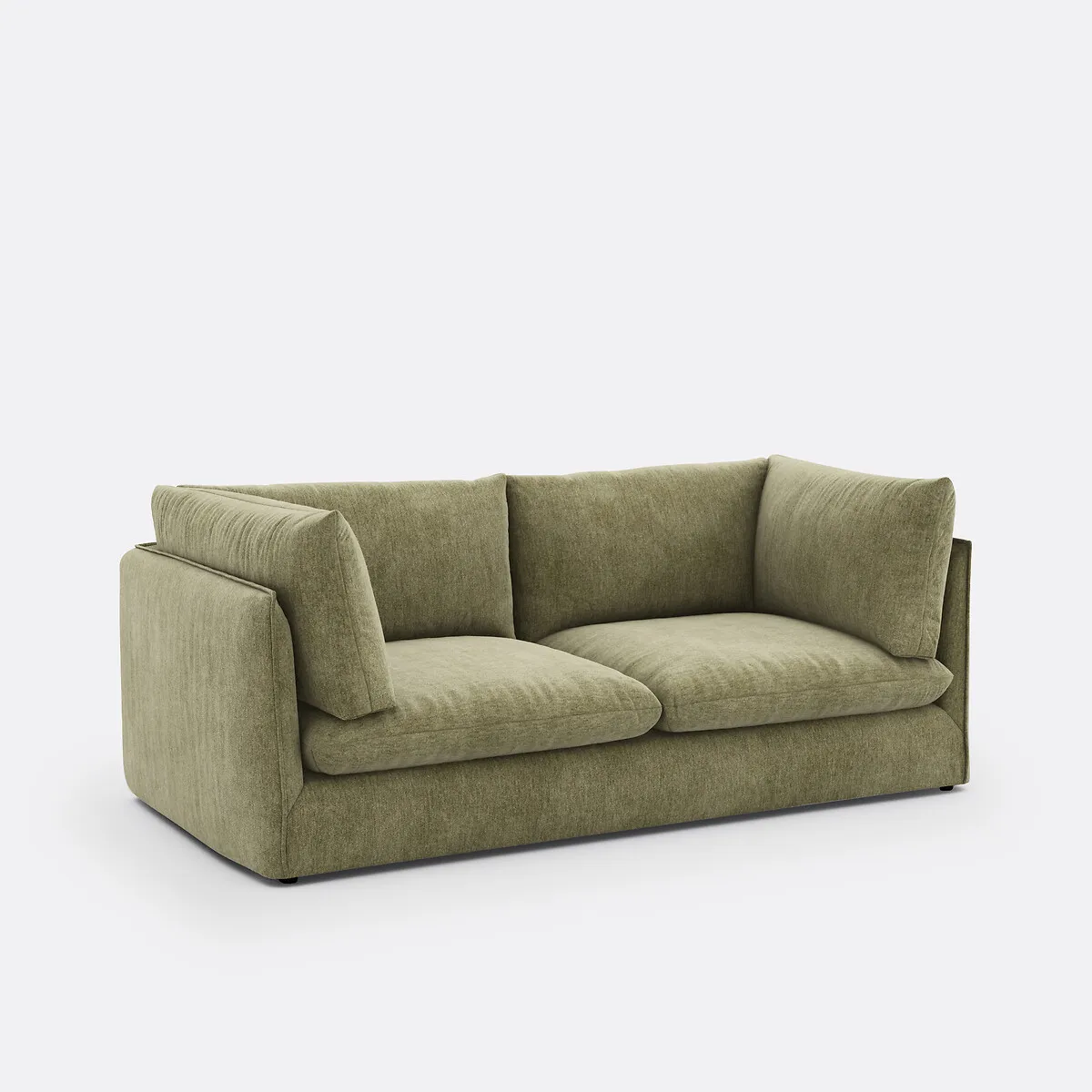 Canapé Droit, 3 Places, En Polyester Chiné, MALO  — vue 3