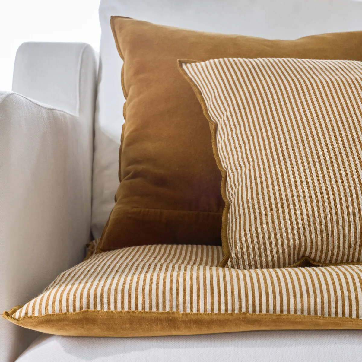 Housse De Coussin 40x40 Cm, Coton/lin, Orella — vue 3