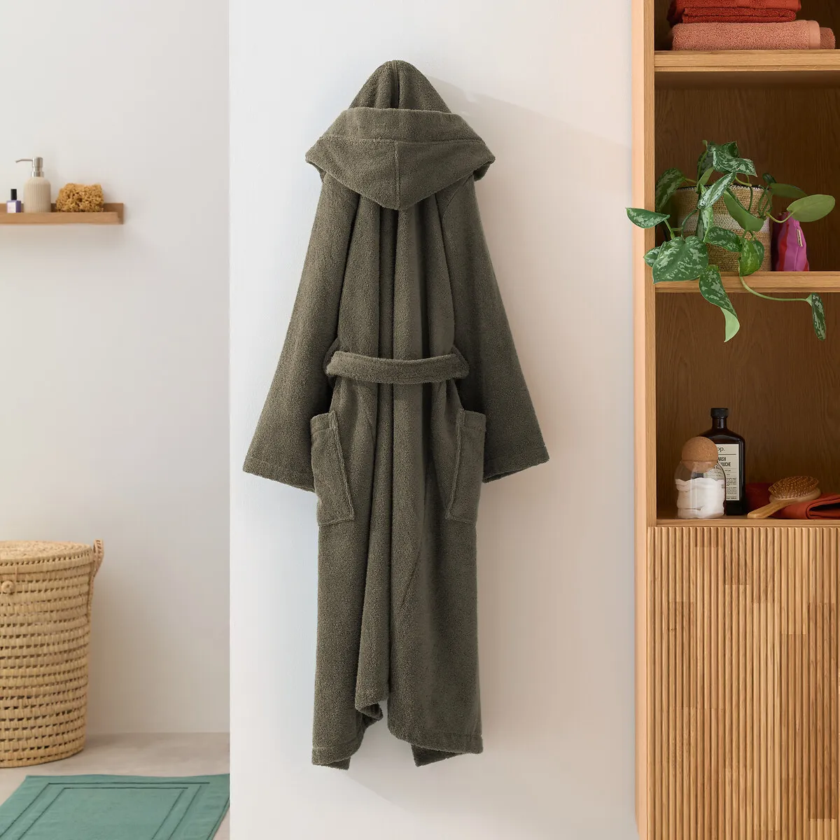 Peignoir Capuche Adulte En Coton Égyptien 400 G/m2, Kheops — vue 3