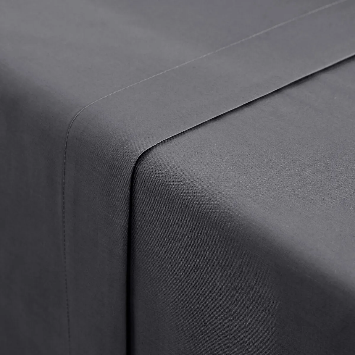 Drap Plat Uni En Percale De Coton, 80 Fils, Scenario — vue 3