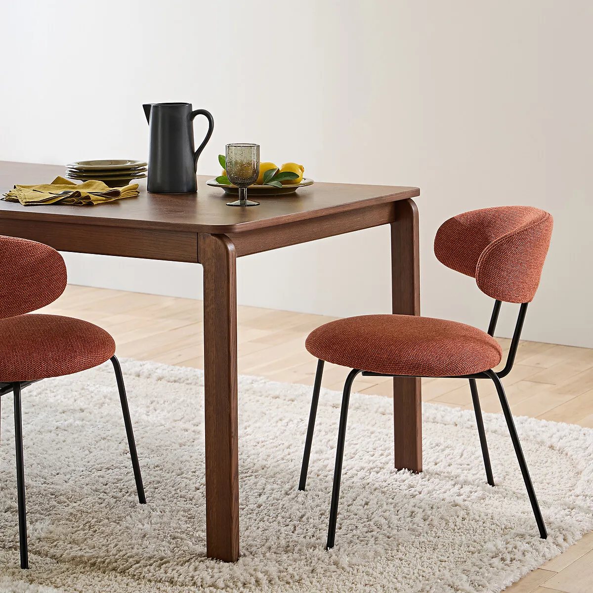 Lot De 2 Chaises Tissu, Clarvia — vue 3