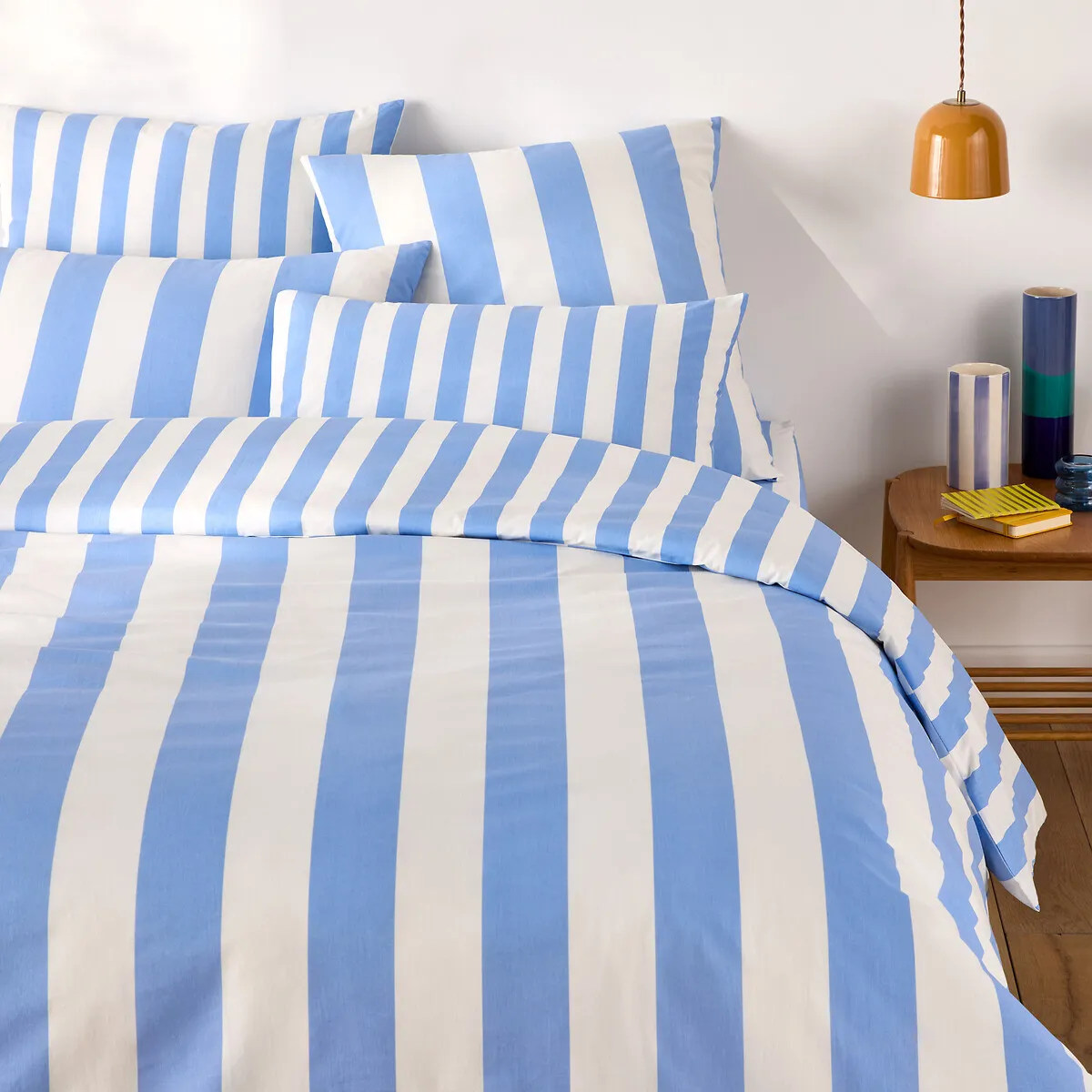 Housse De Couette En Coton, HENDAYE BLEU