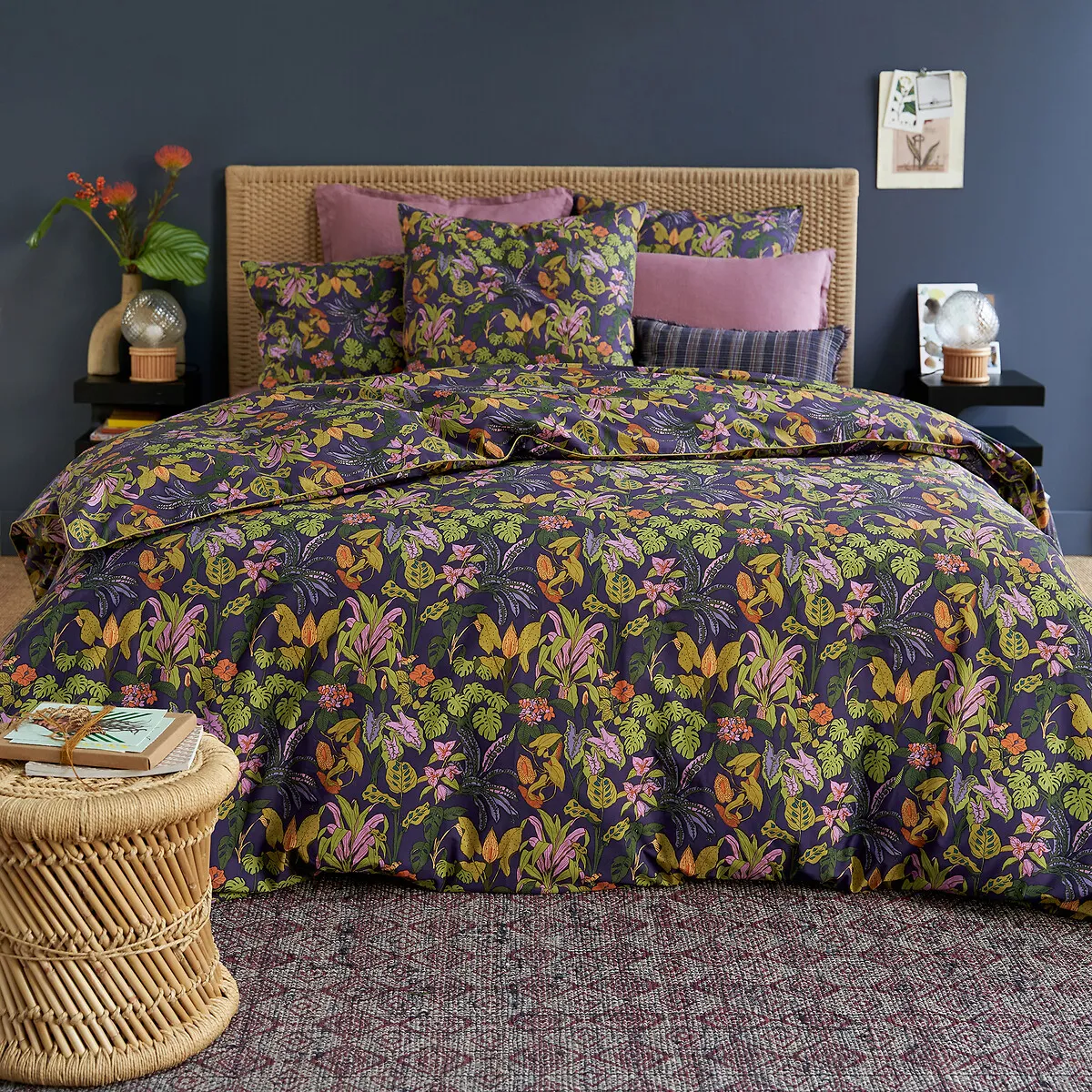 Housse De Couette En Percale De Coton, Bakki
