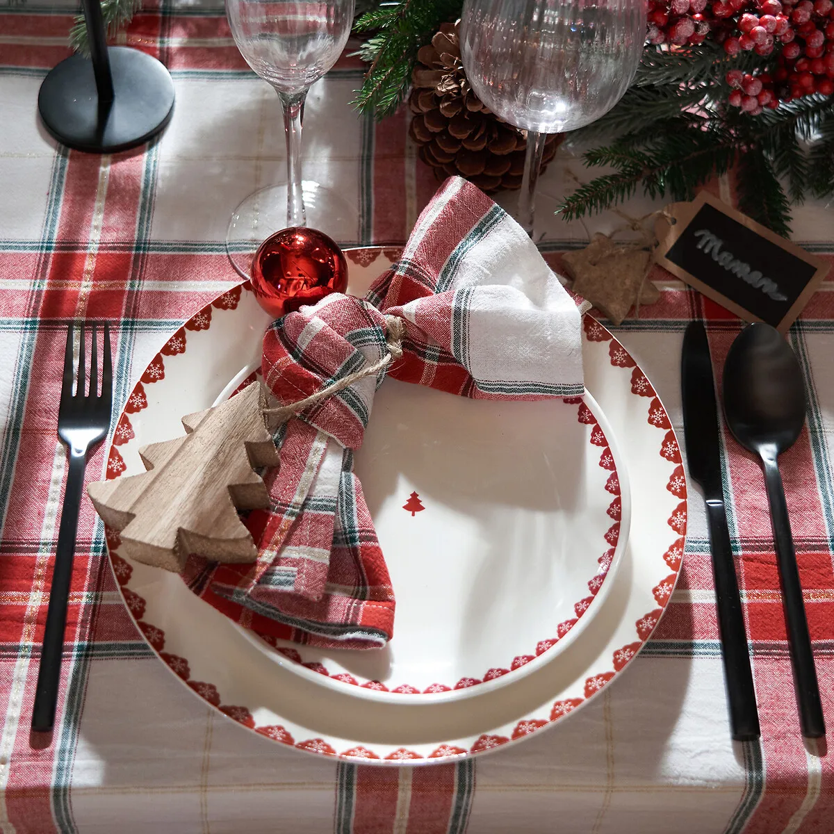 Lot De 4 Serviettes De Table Thanksgiving — vue 3