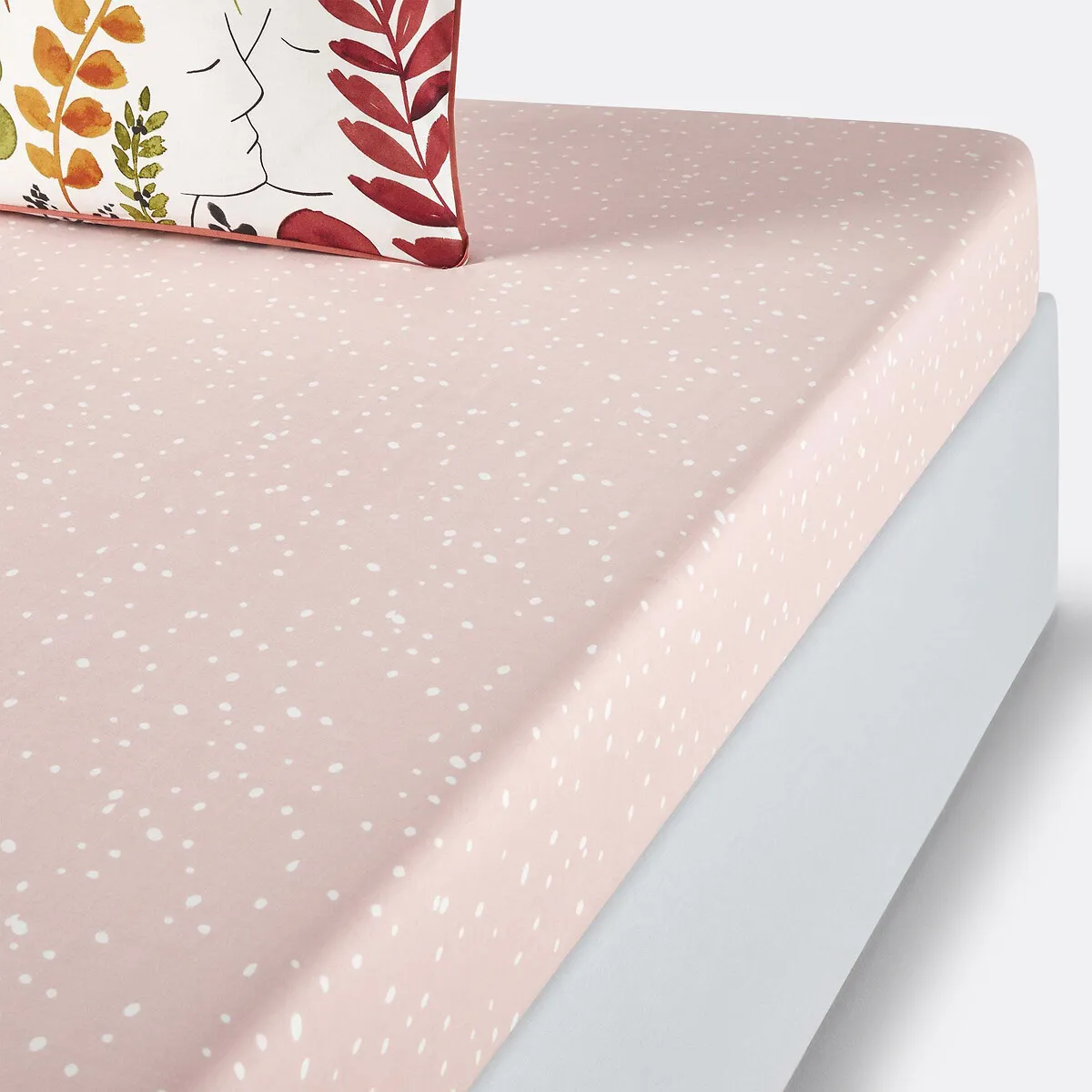 Drap Housse Percale De Coton, Palm Spring