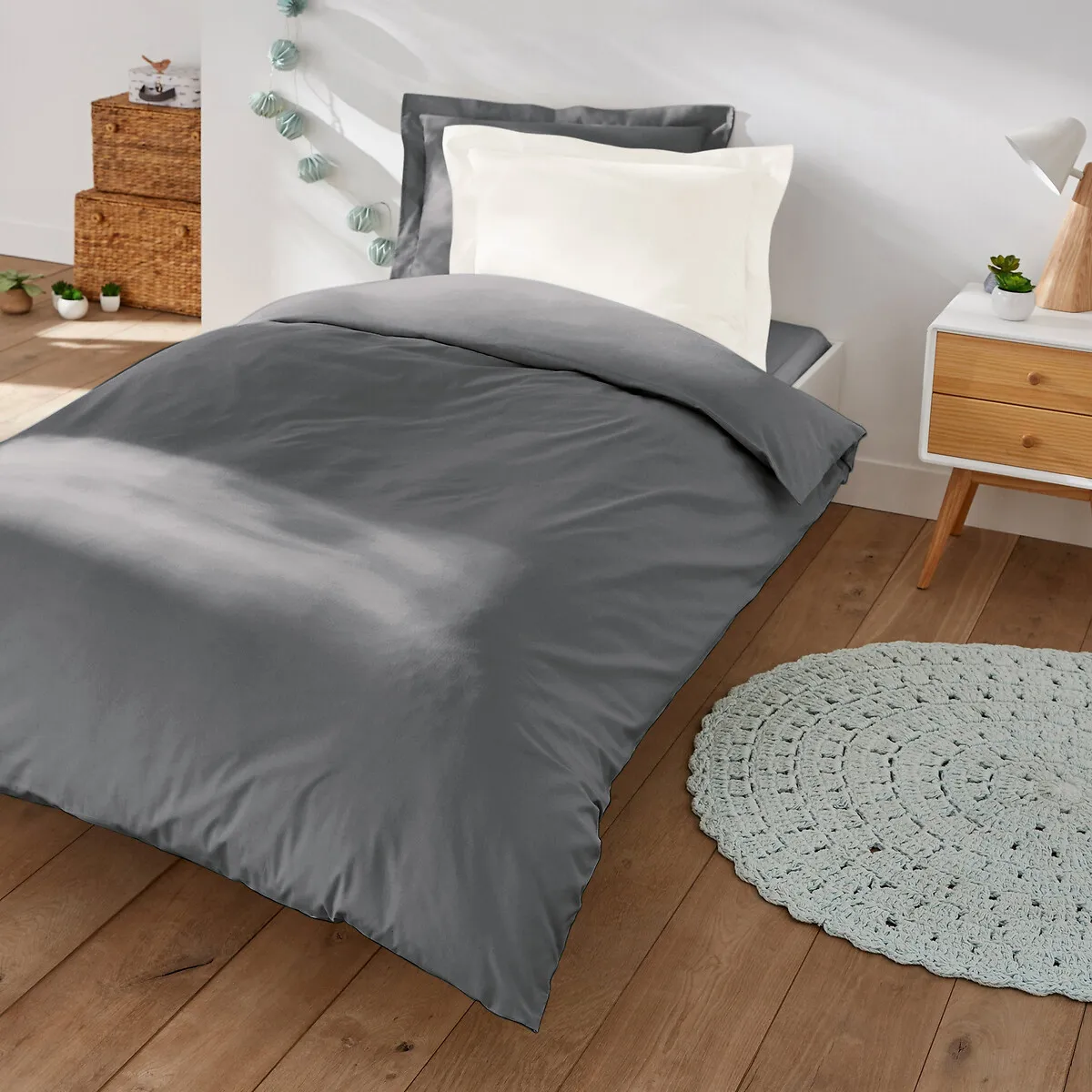 Taie D'oreiller Enfant Unie Coton Bio, Scenario — vue 3