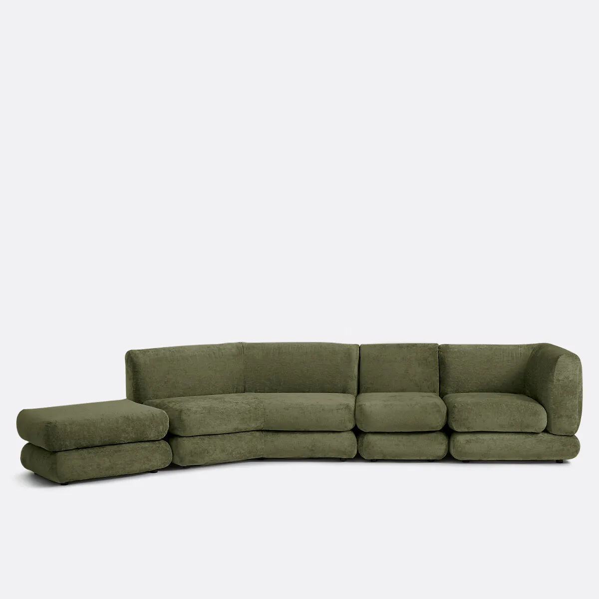 Chauffeuse Modulable, Velours Épais, HOOVER — vue 3