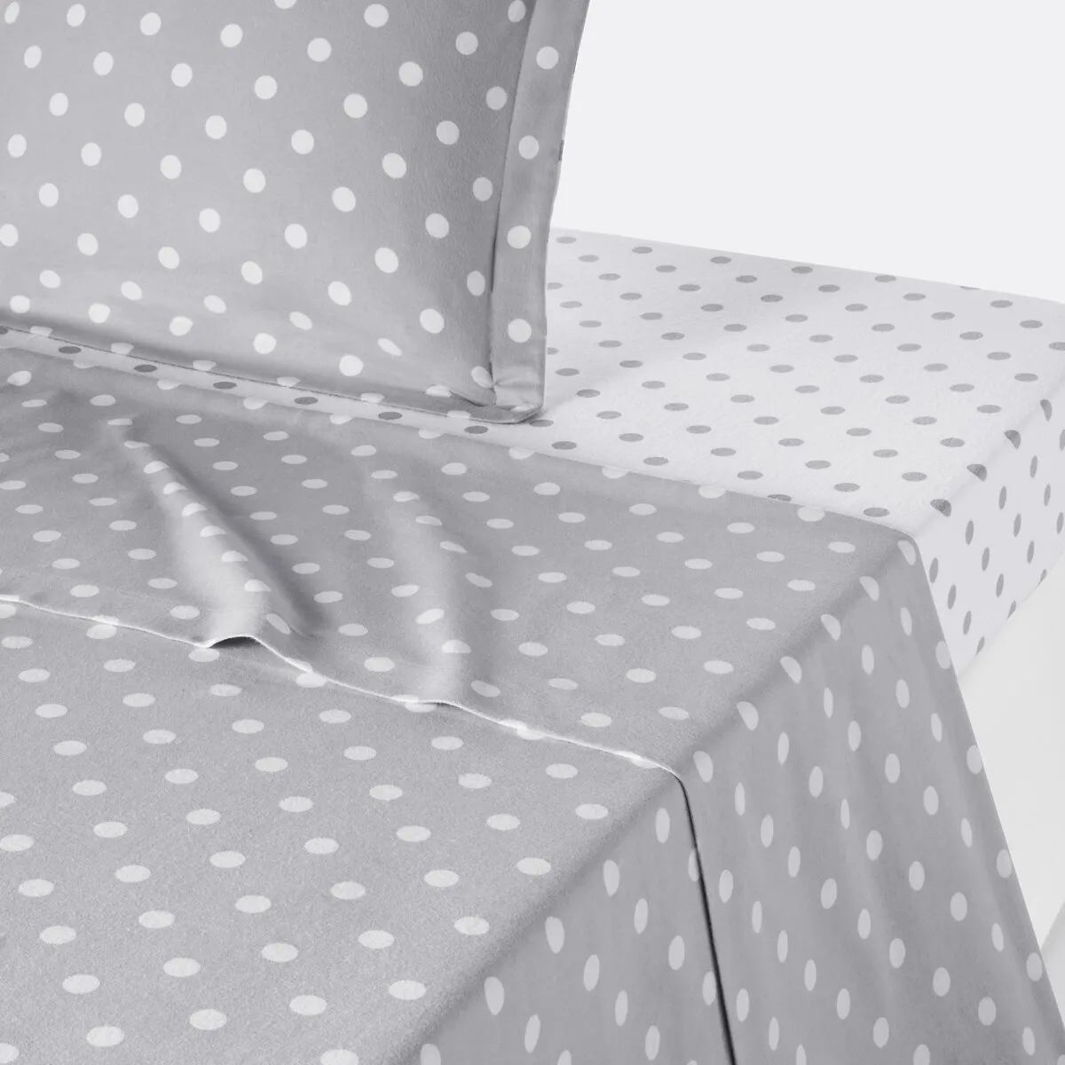 Drap Flanelle Imprimé Pois, Clarisse