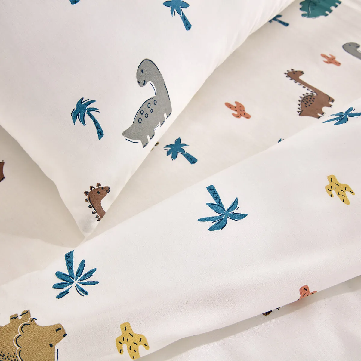Housse De Couette Bébé En Coton, Dino Pop — vue 3