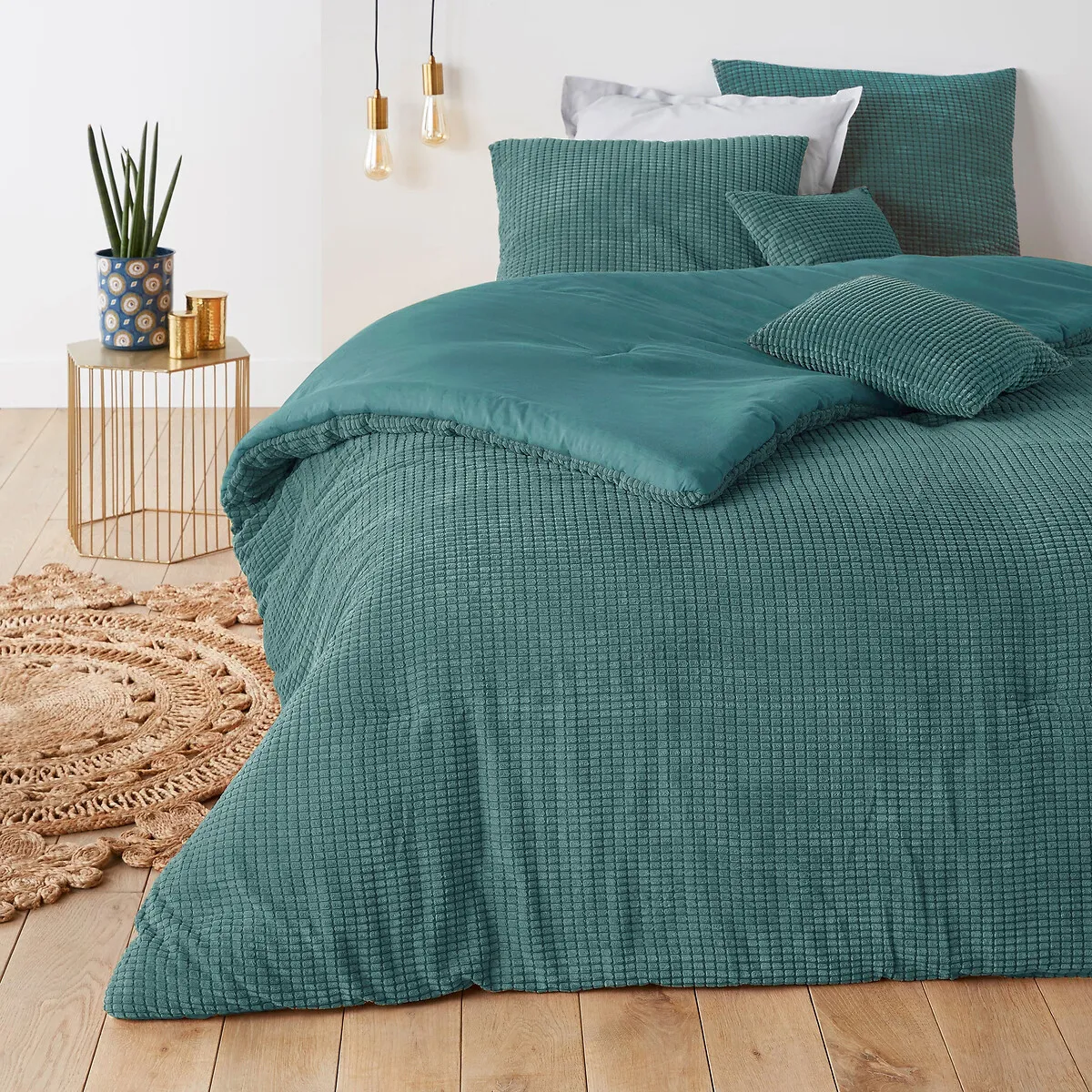 Housse De Coussin Ciselé 65x65cm, Fluffly — vue 3
