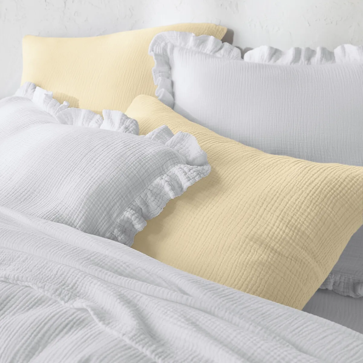 Housse De Couette Unie En Gaze De Coton, Kumla — vue 3