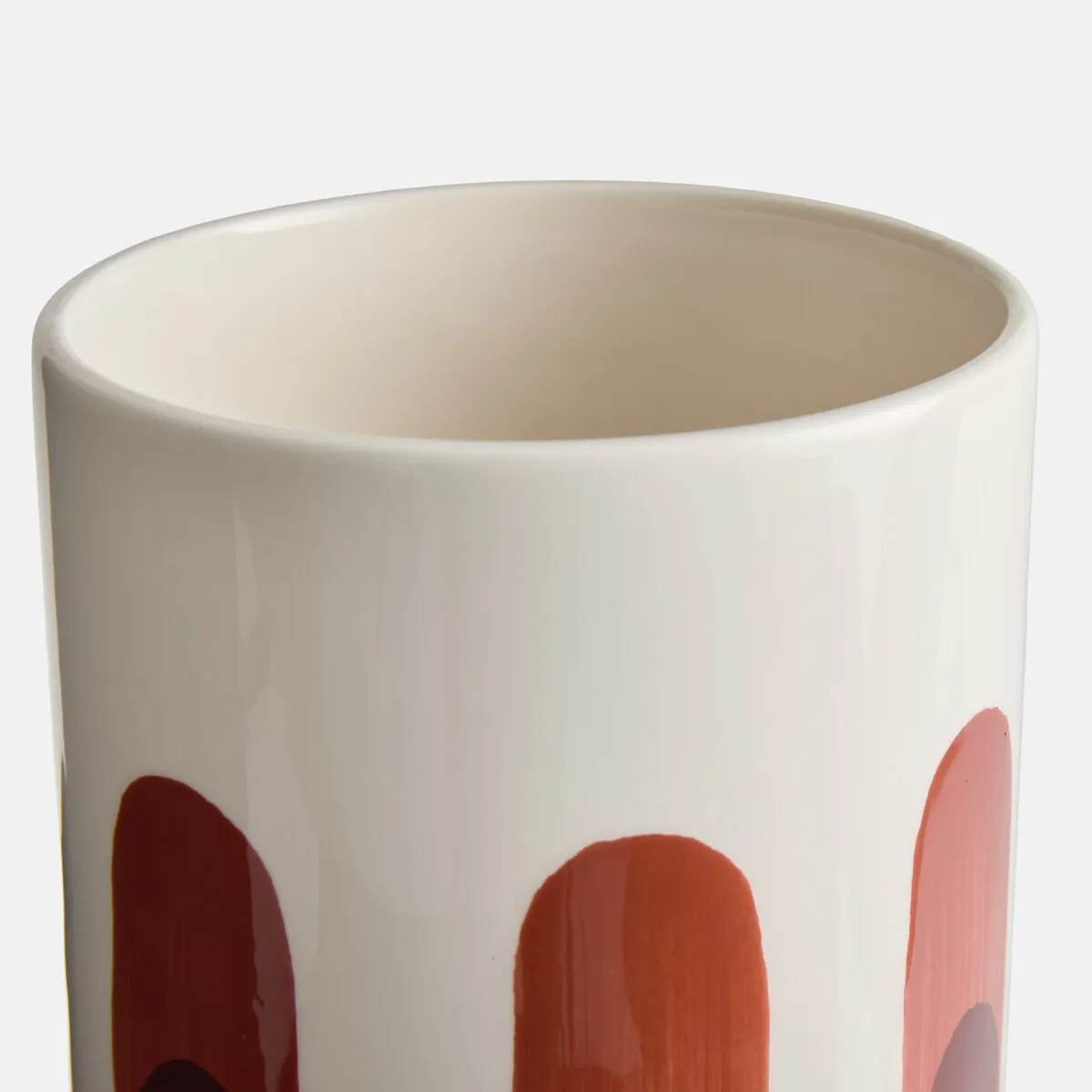Vase En Céramique, Peint À La Main, Hauteur 25 Cm, JAOMA — vue 3