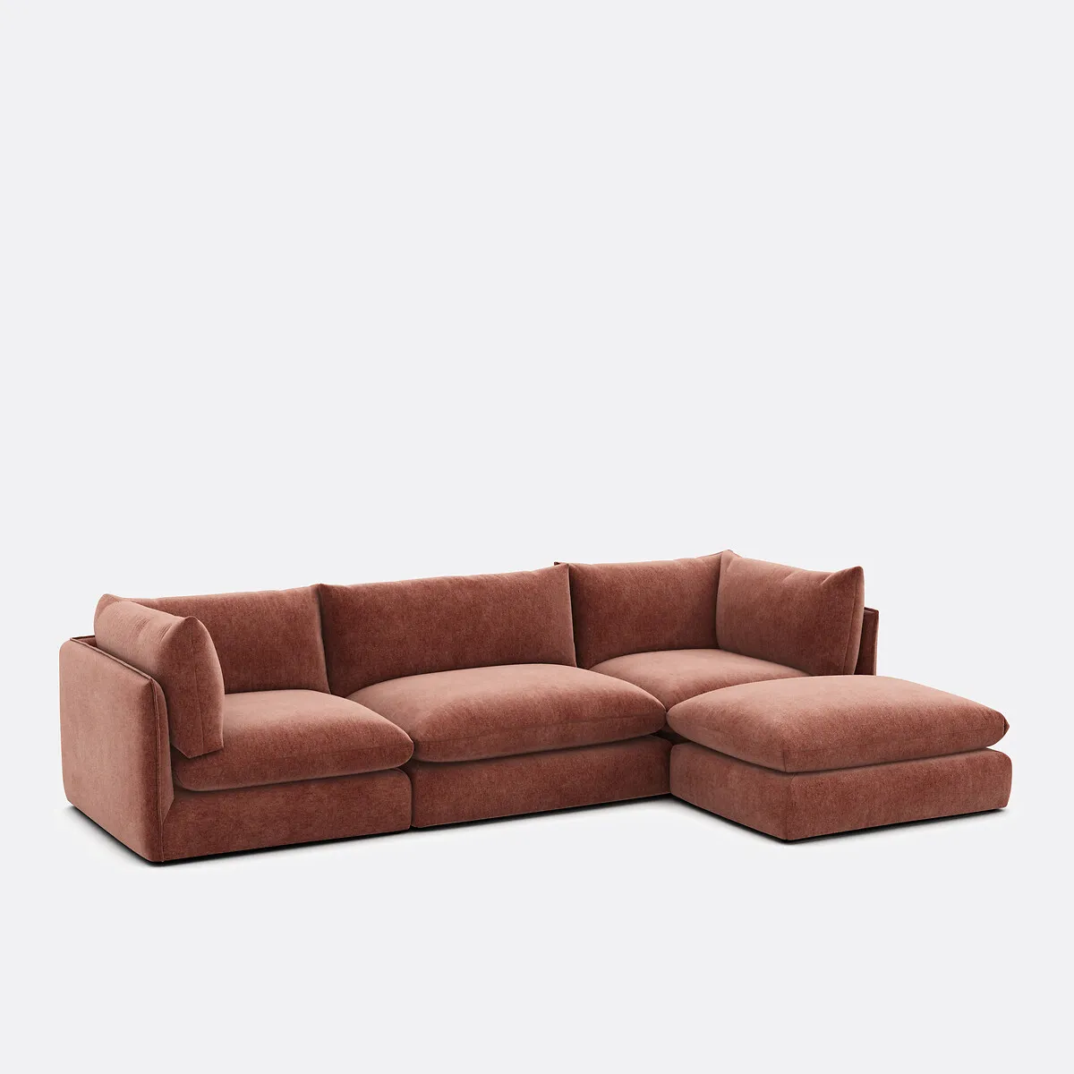 Pouf Modulable, Polyester Chiné, Malo — vue 3