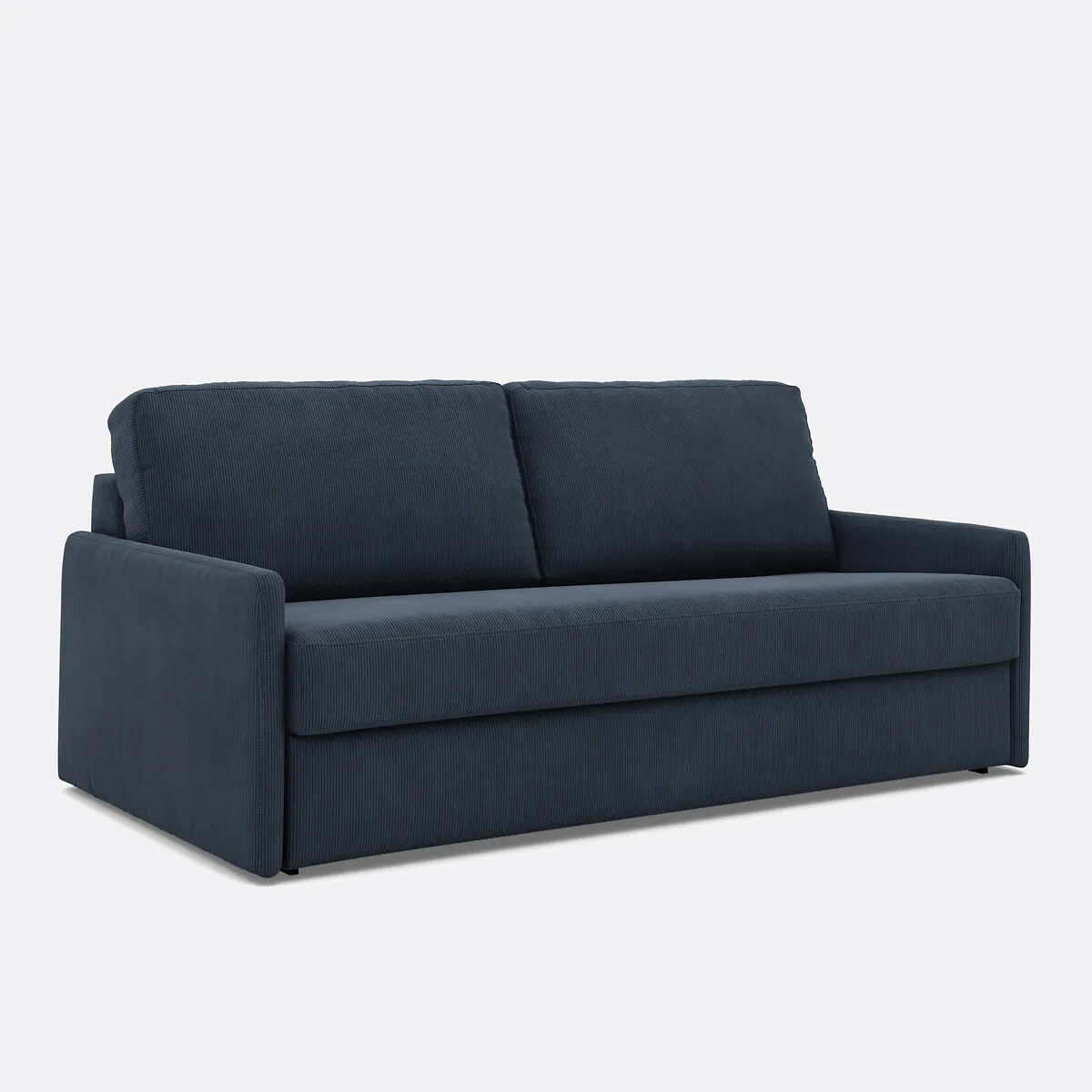 Canapé Convertible, Comfort Bultex®,en Velours Côtelé Fines Cotes, MARTA — vue 3